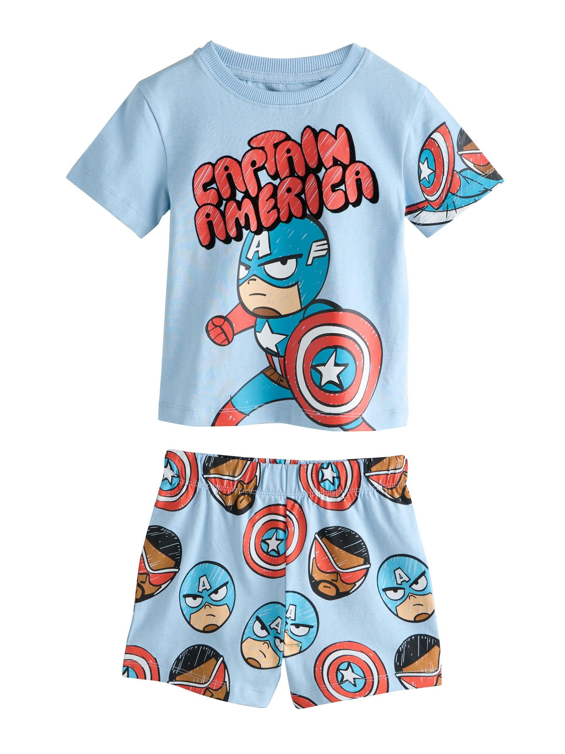 Next Marvel pigiama corto bambino 3 pezzi 92-98 estivo