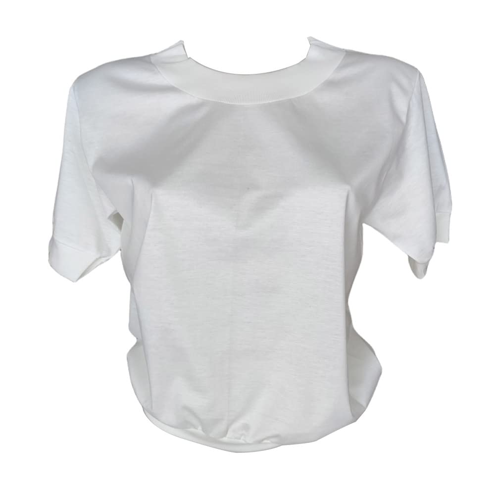 Lady C Chiaro di Luna T-shirt girocollo cotone senape
