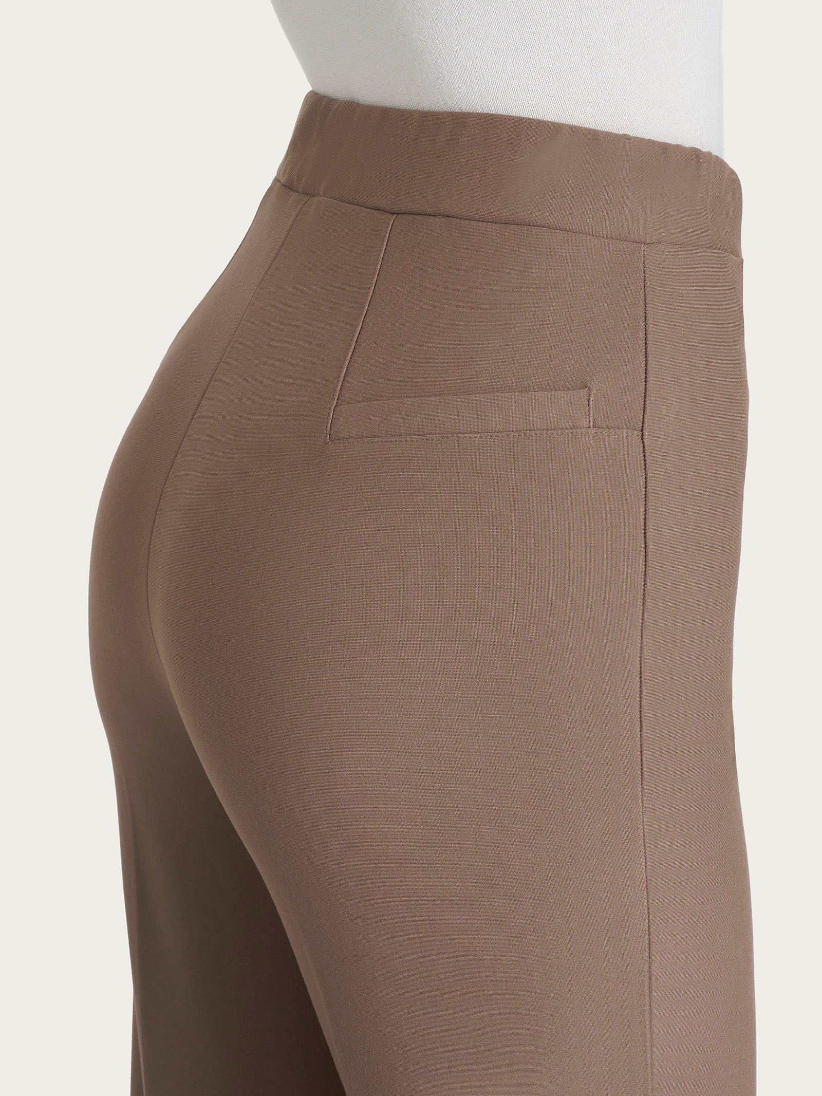 Ragno Compact Pantalone Donna Pine Bark Flare Viscosa