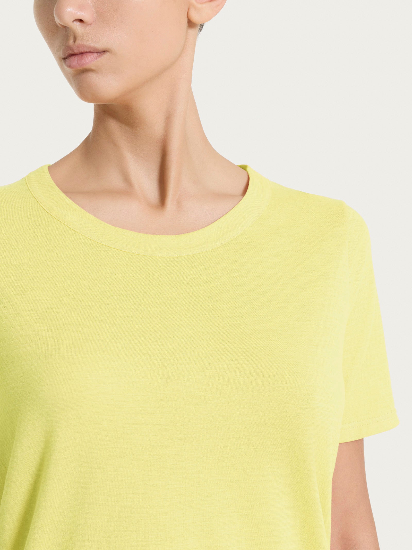 Ragno Gem maglietta girocollo slub jersey Acacia