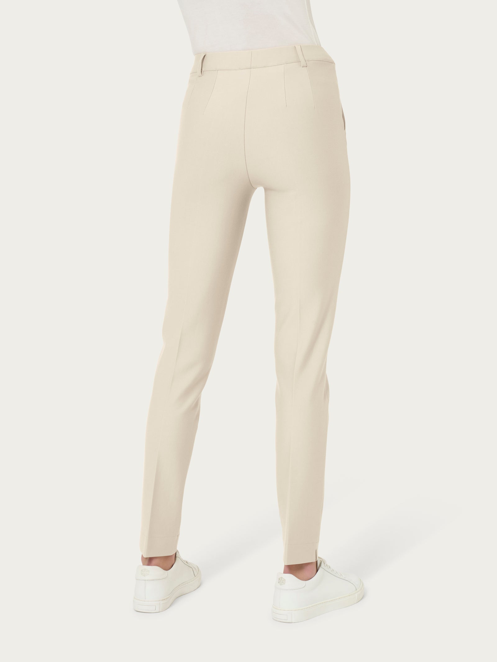 Ragno Compact pantalone chino slim champignon tasche