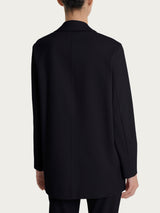 Ragno Compact Light blazer donna nero tessuto leggero