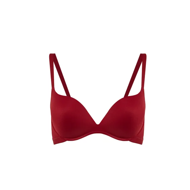 Maria Grazia Severi Essential reggiseno t-shirt rosso senza cuciture