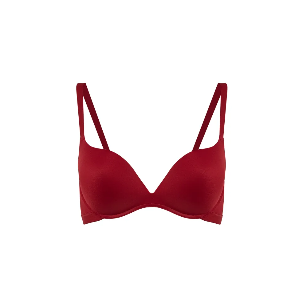 Maria Grazia Severi Essential reggiseno t-shirt rosso senza cuciture
