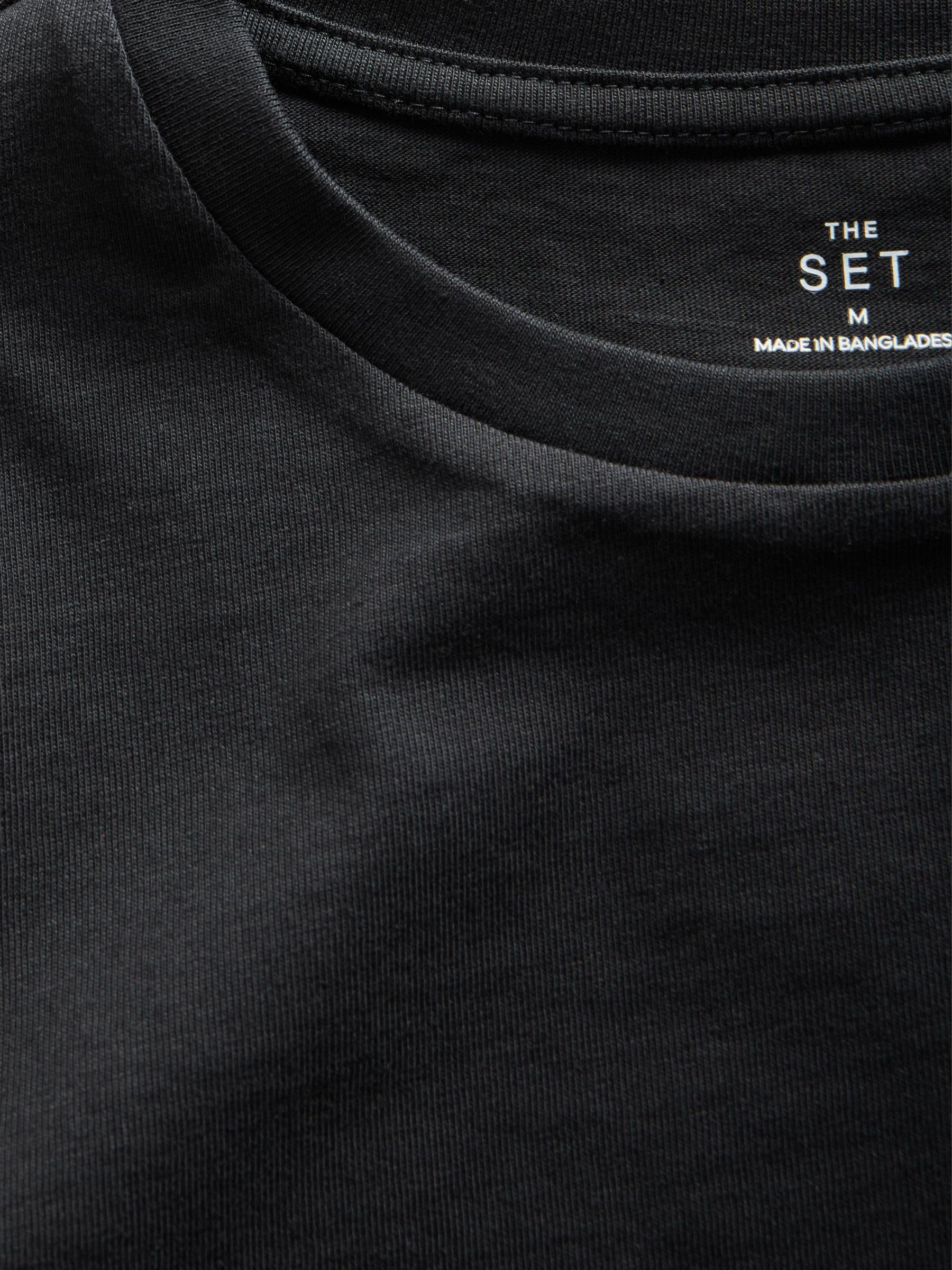 Geo Next The Set t-shirt arricciata manica corta 3 pezzi cotone