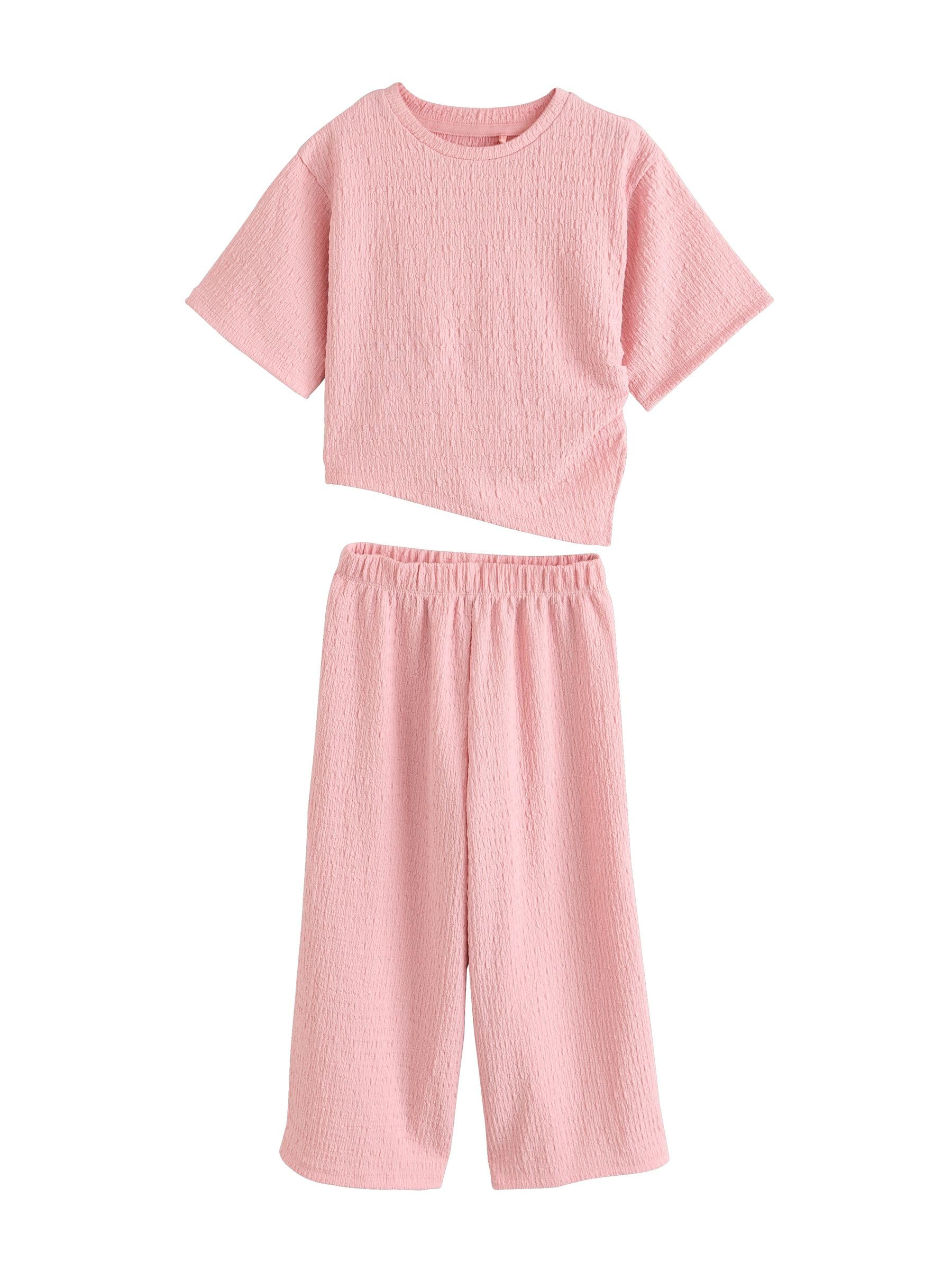 Next completo bambina 140 t-shirt pantaloni larghi