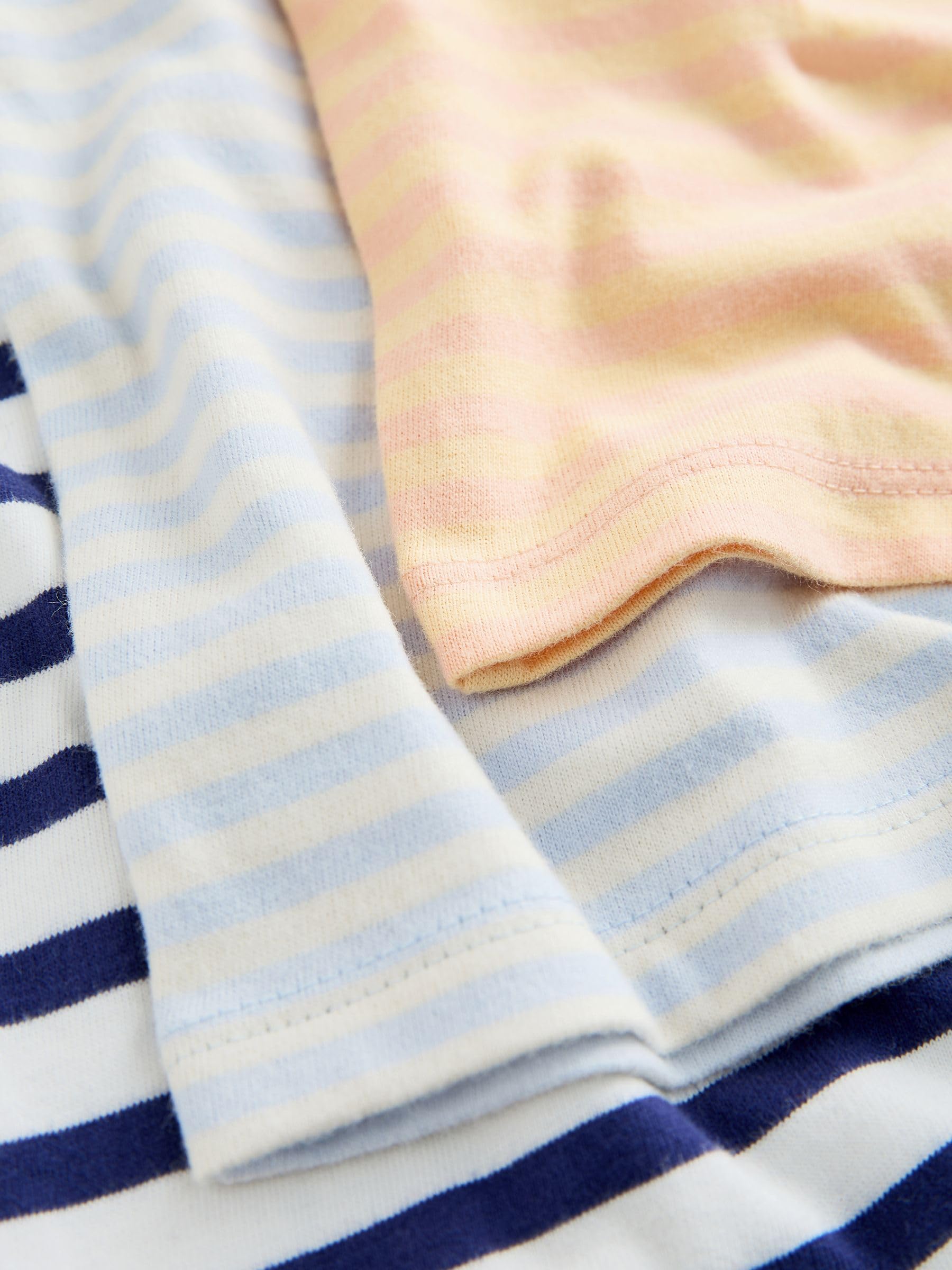 Next Confezione 7 Magliette Bambina Pastello Cotone