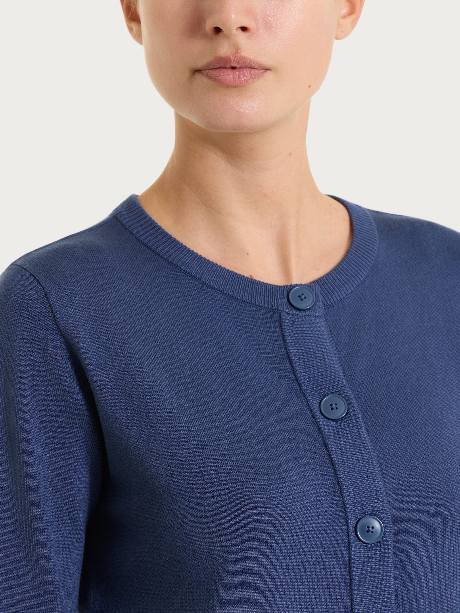 Ragno Four Seasons Cardigan con bottoni Oceana misto viscosa