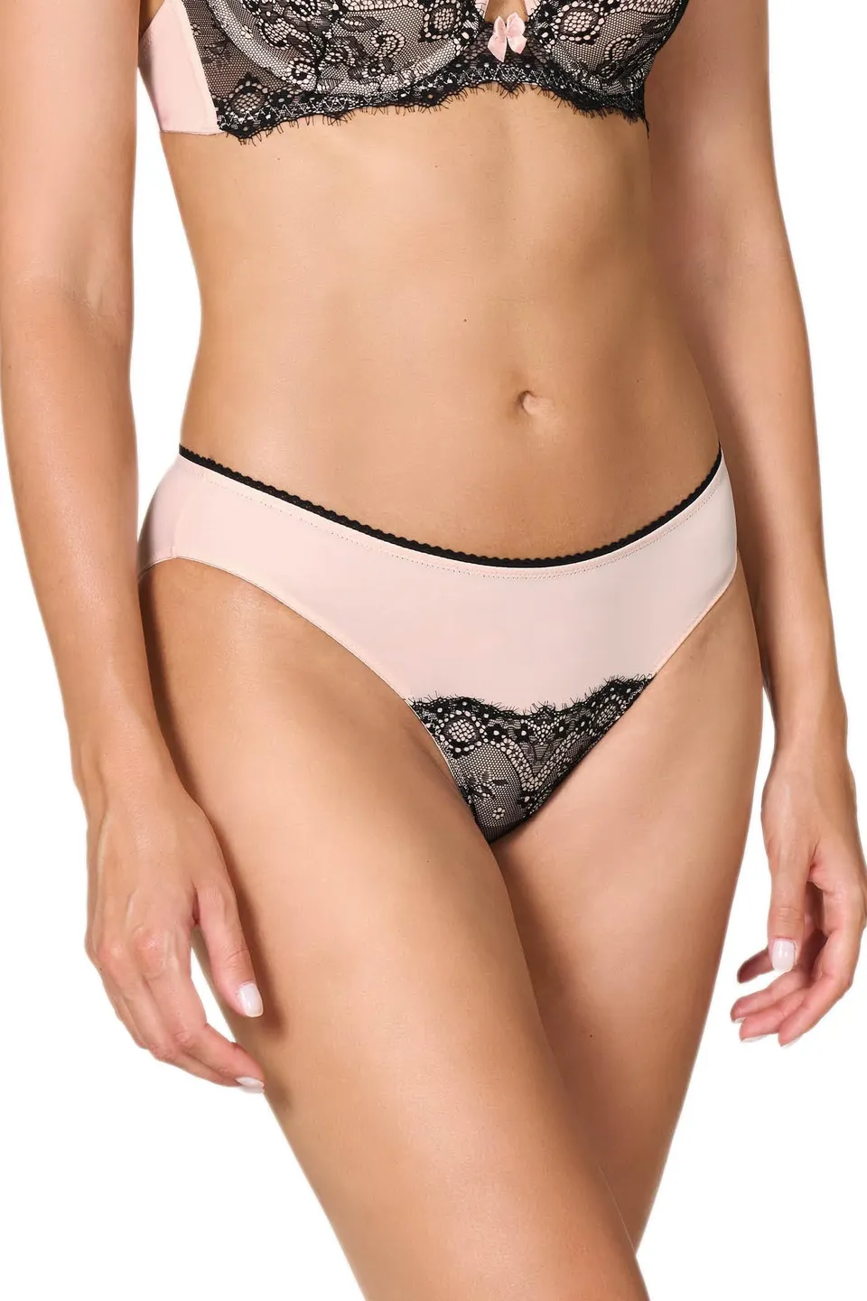 Goldenpoint Sugar Maid slip fianco basso pizzo microfibra