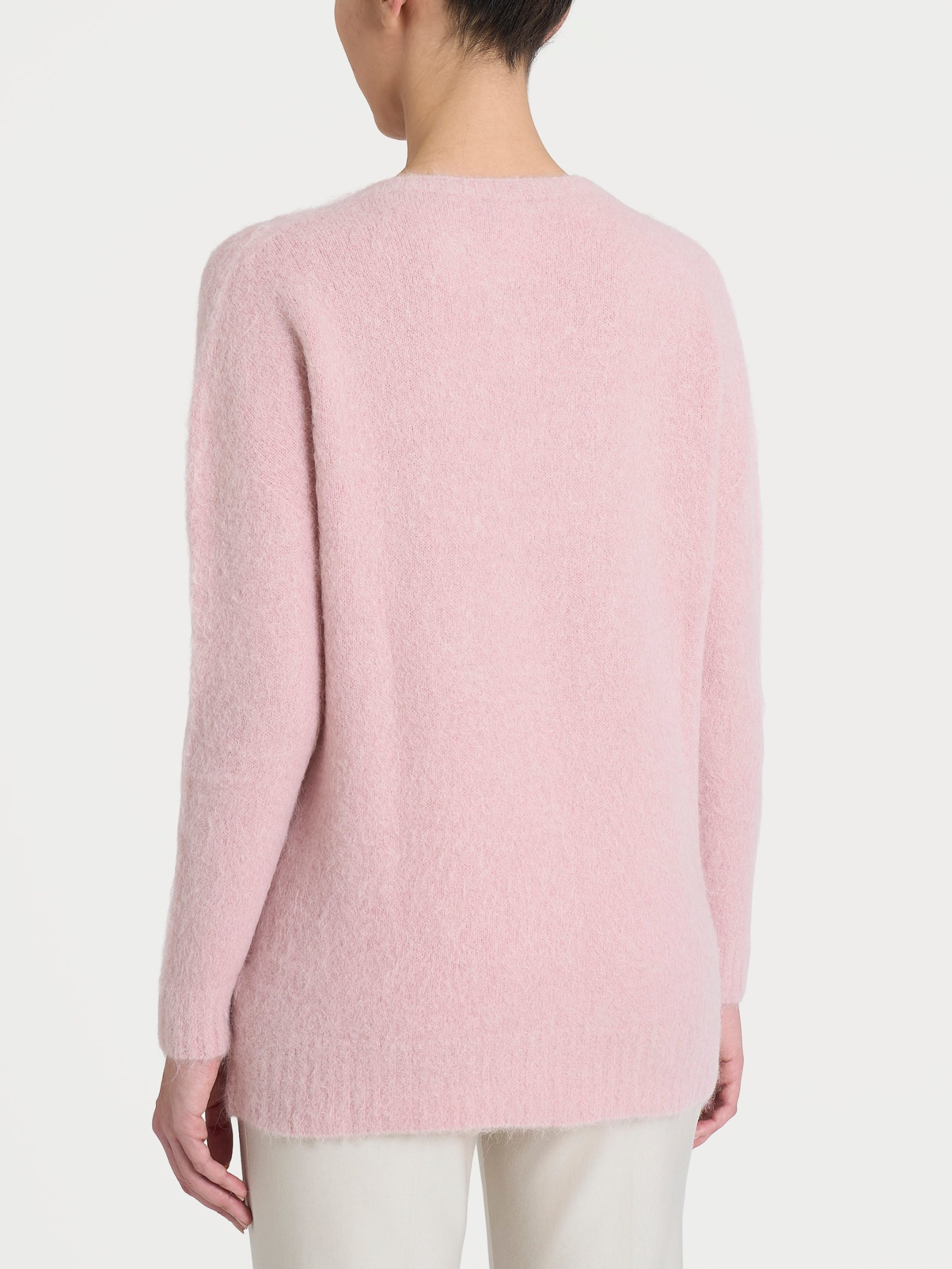 Ragno SL Maglia Girocollo Misto Alpaca Cameo Rose pullover