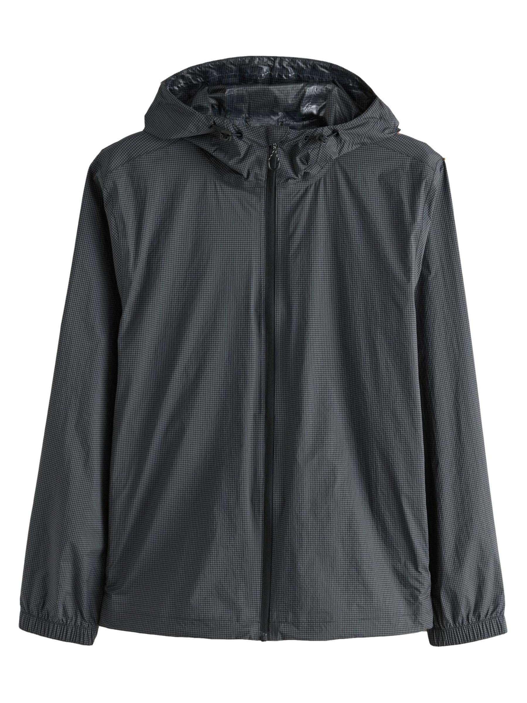 Next Ripiegabile giacca impermeabile uomo M nero ripstop