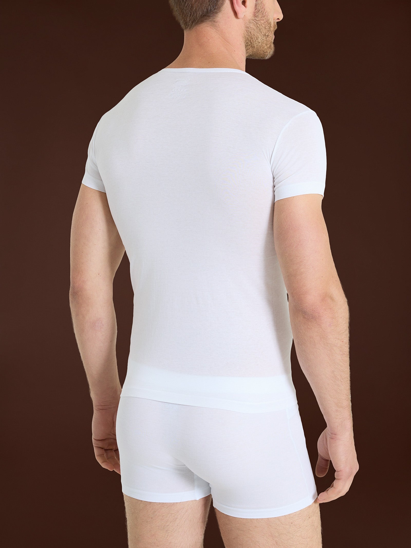 Ragno Silkotton Maglietta Girocollo Bianco cotone uomo