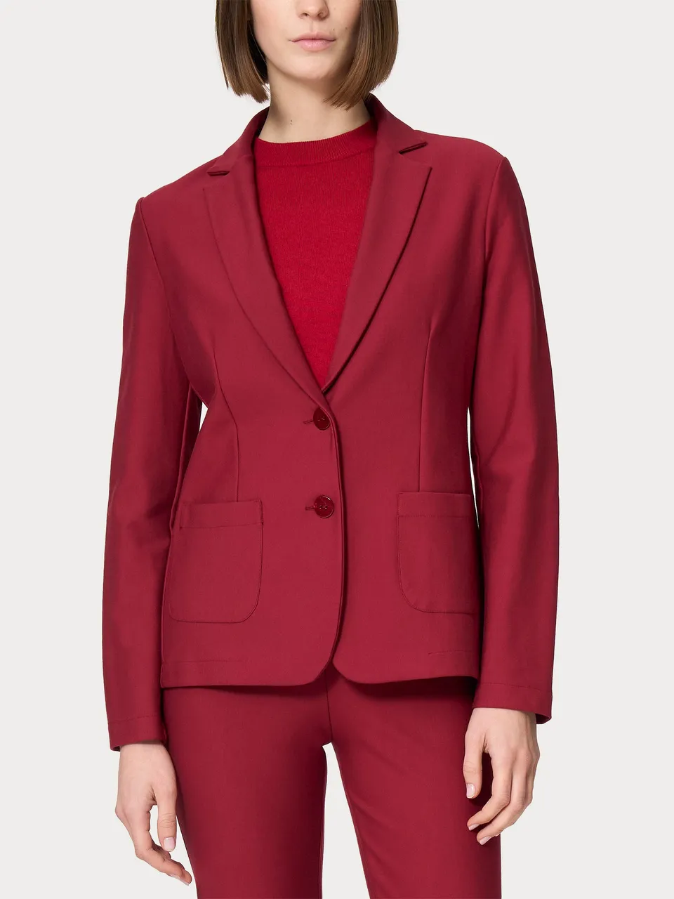 Ragno Compact Blazer due bottoni Tibetan Red elasticizzato
