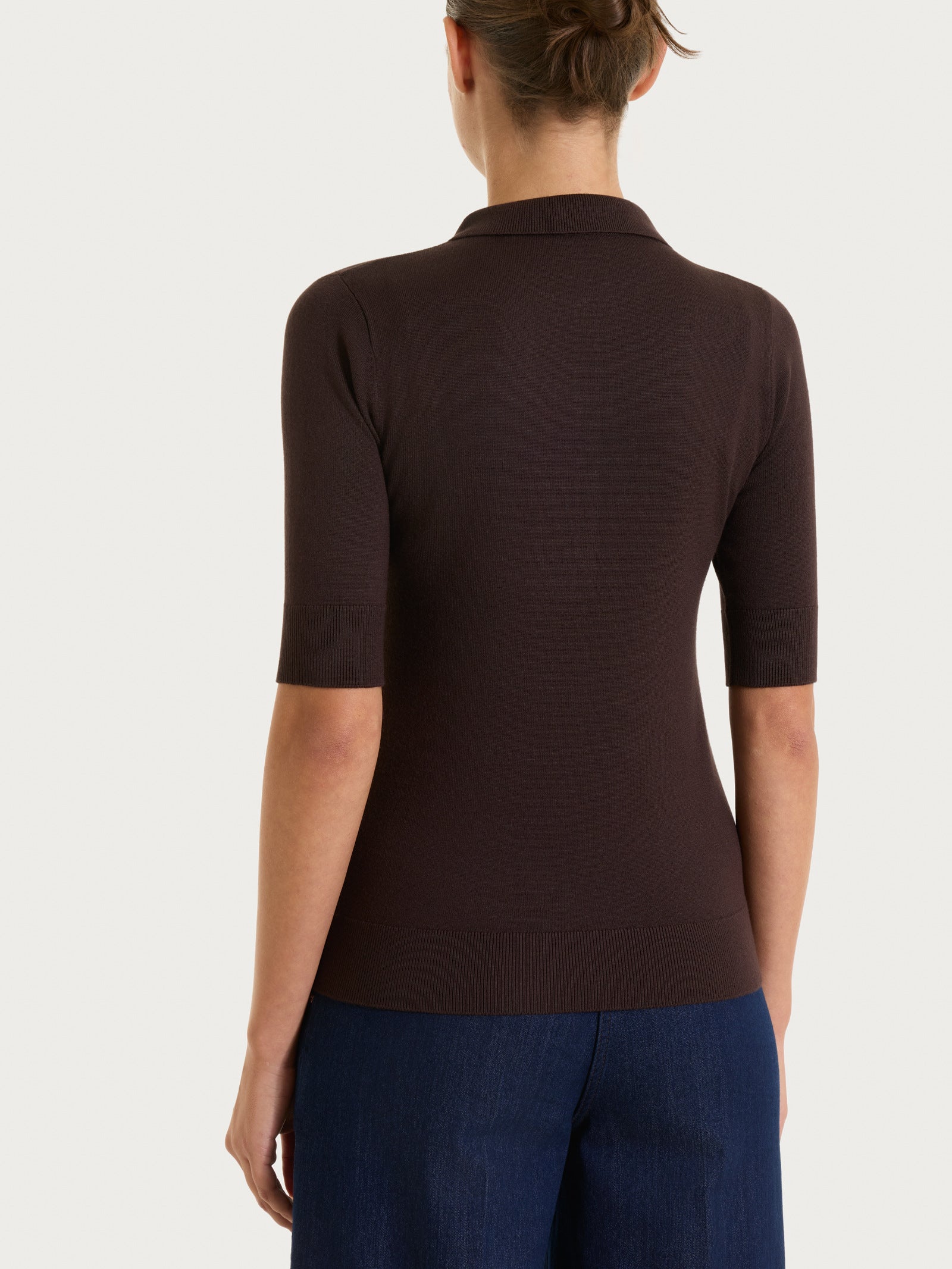 Ragno Four Seasons Polo Manica Corta Chocolate skinny