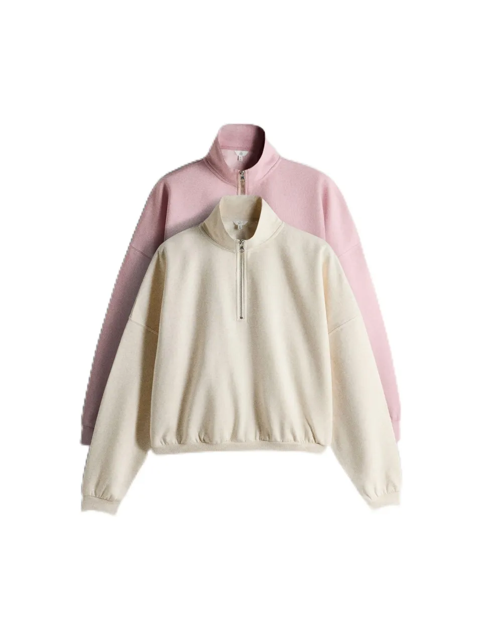Geo Next The Set felpa collo alto donna 2 pezzi a coste zip