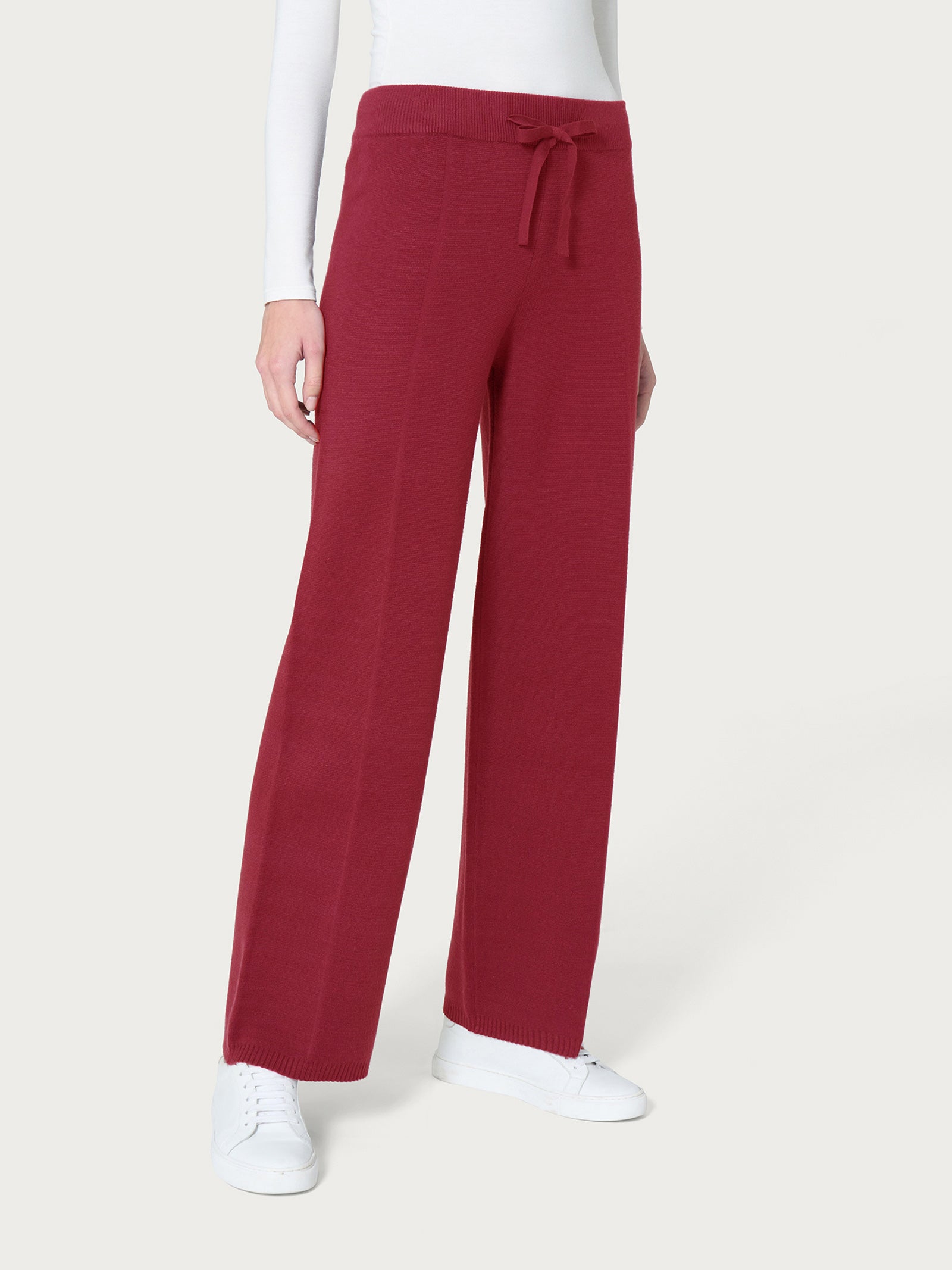 Ragno Super Soft pantalone ampio rosso gamba larga