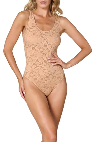 Goldenpoint Body Donna Smanicato Pizzo Ivy Elastico