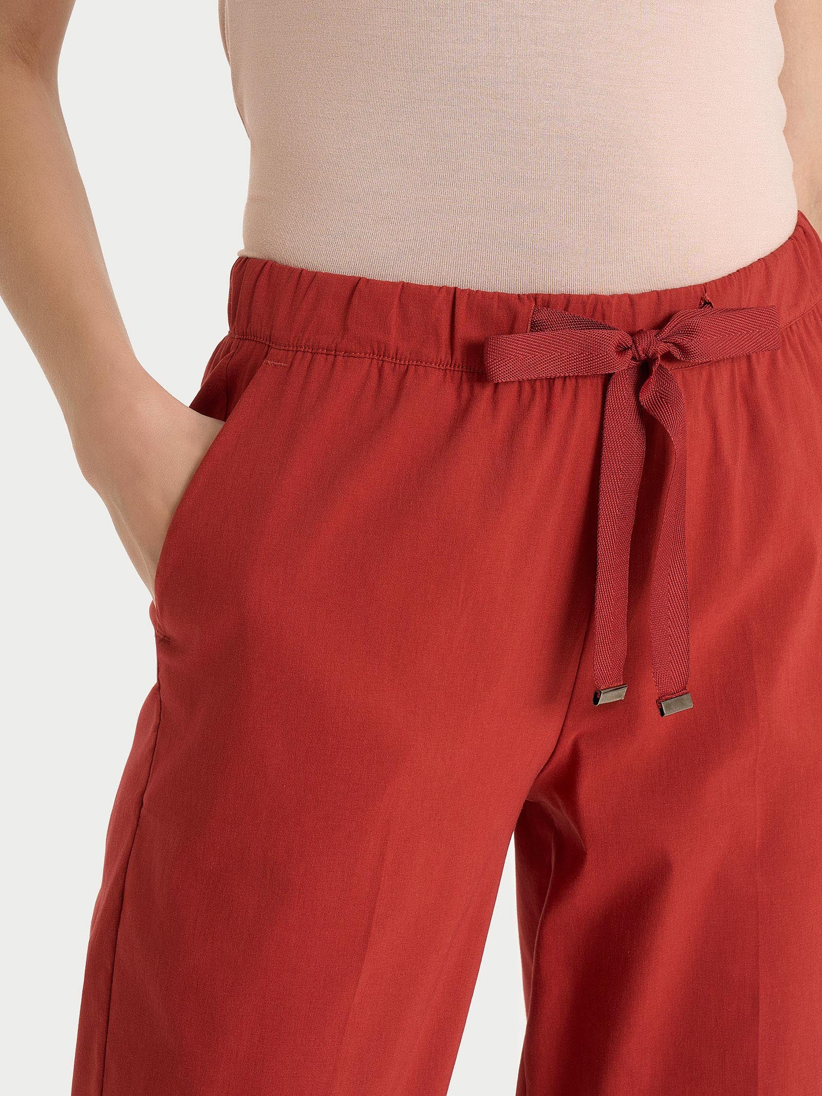 Ragno Super Fresh pantalone jogger red ochre