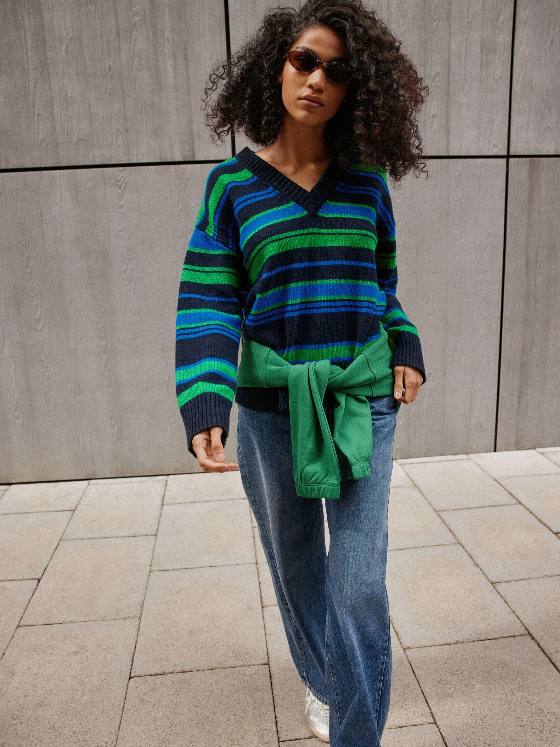 Next Maglia Scollo a V Donna S Maniche Lunghe rilassata
