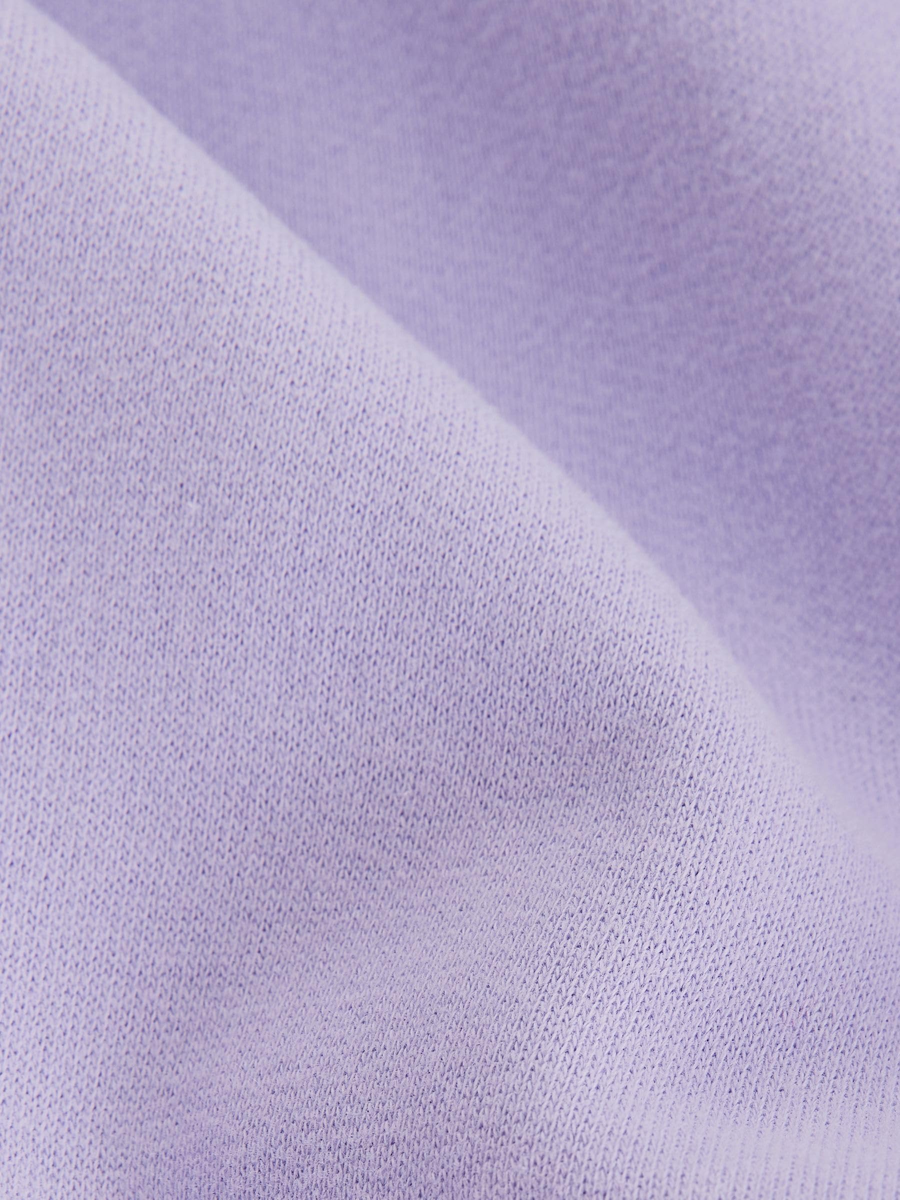 Next felpa ragazza zip viola con cappuccio Dusky Purple