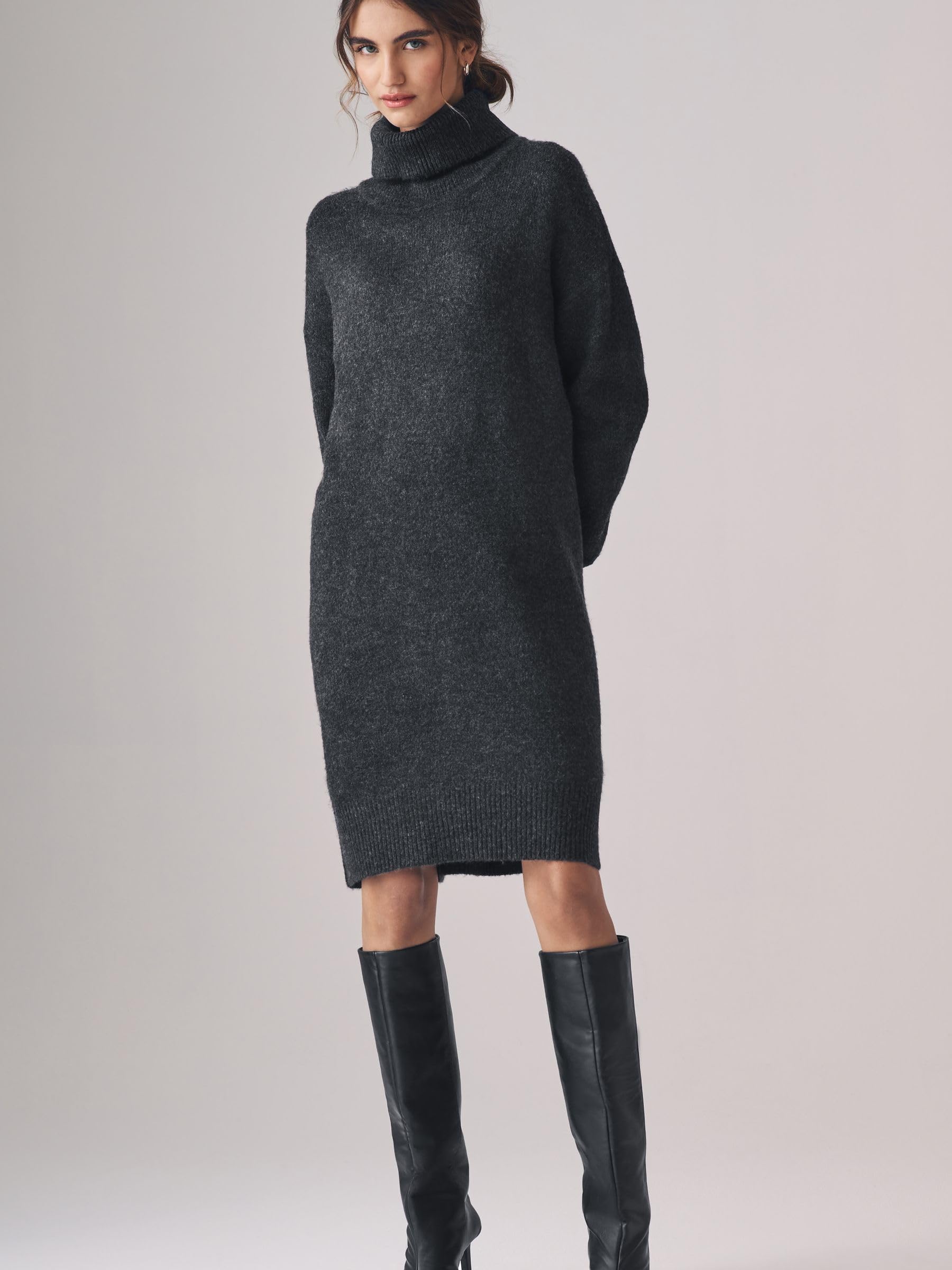 Geo Next The Set Abiti Collo Alto abito donna 2 pezzi maglia