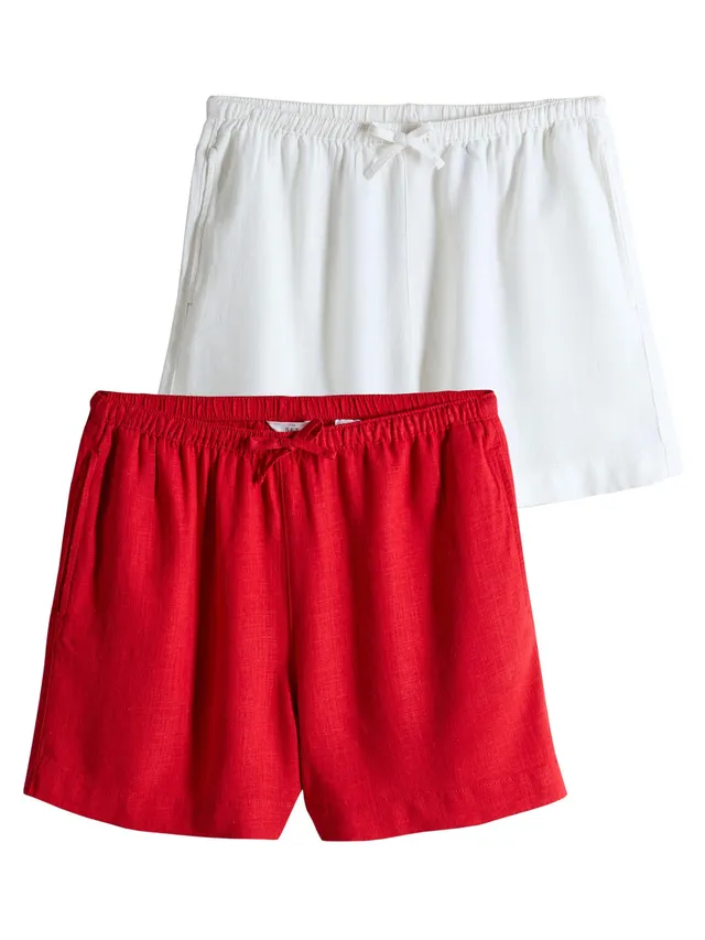 Geo Next The Set Senza Chiusura Shorts Lino Donna