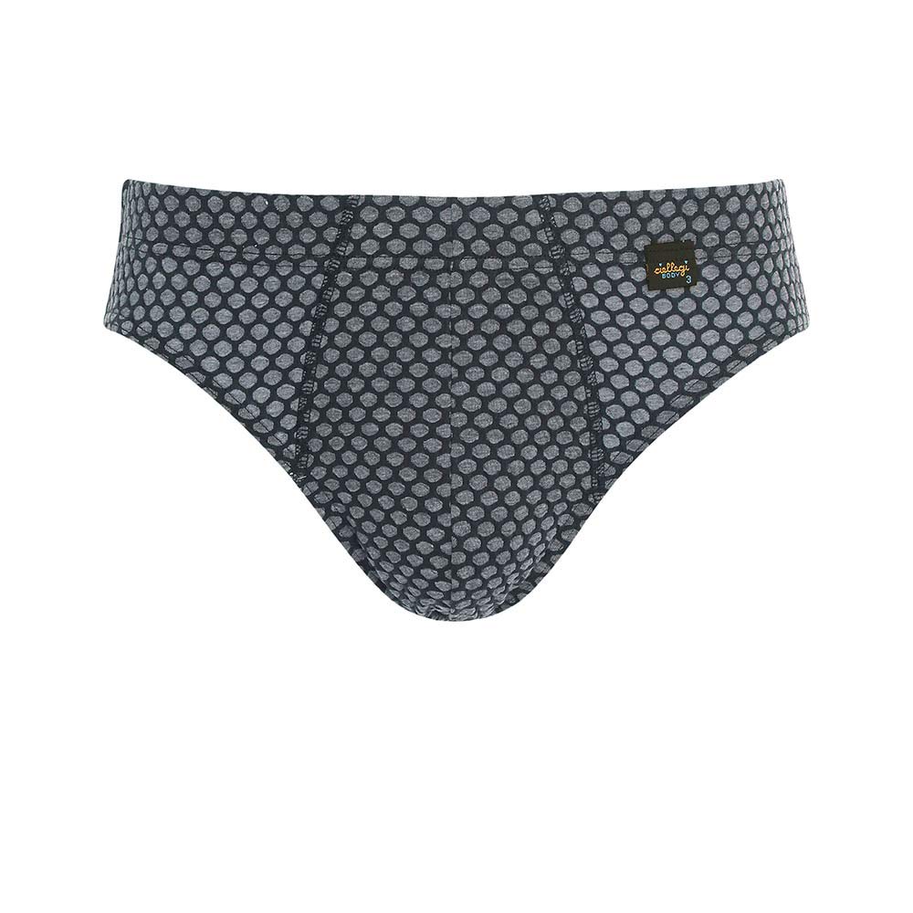 Lady C slip uomo cotone 6 pezzi nido d'ape assortiti