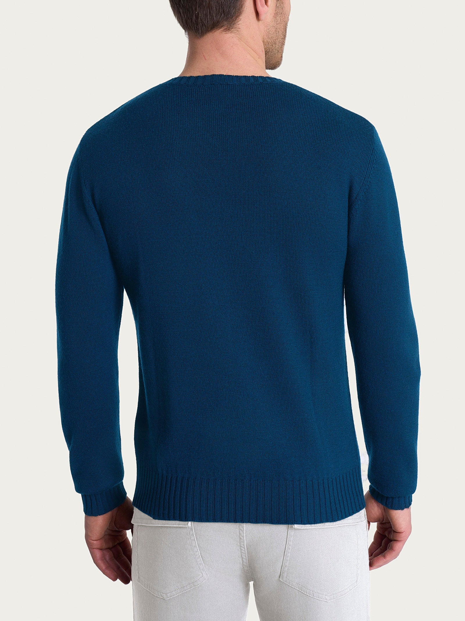 Ragno Merino Soft Pull Girocollo Manica Lunga Aviazione Lana