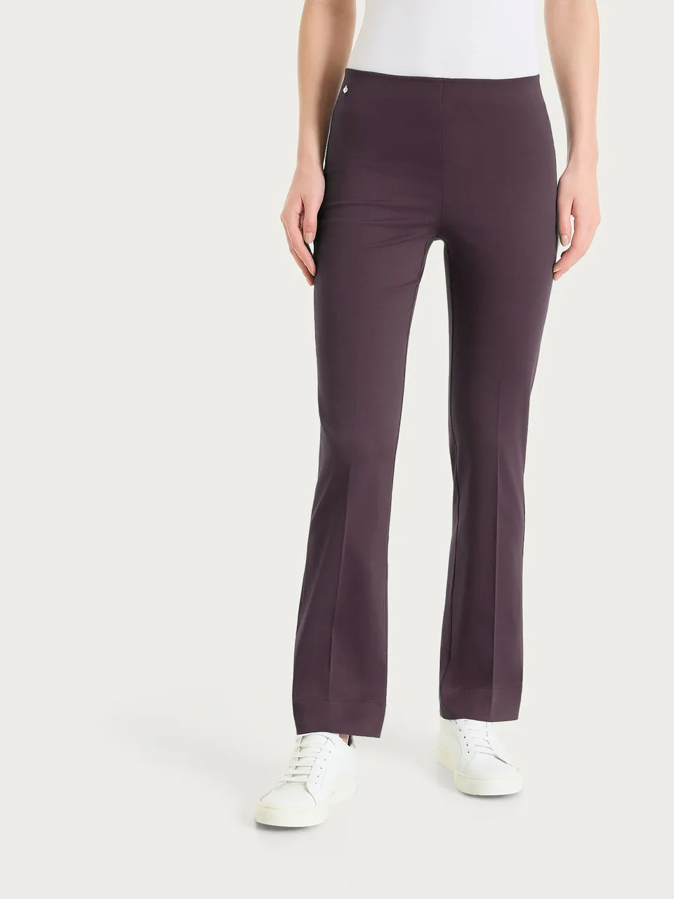Ragno Satin Power pantalone capri donna cotone raisin