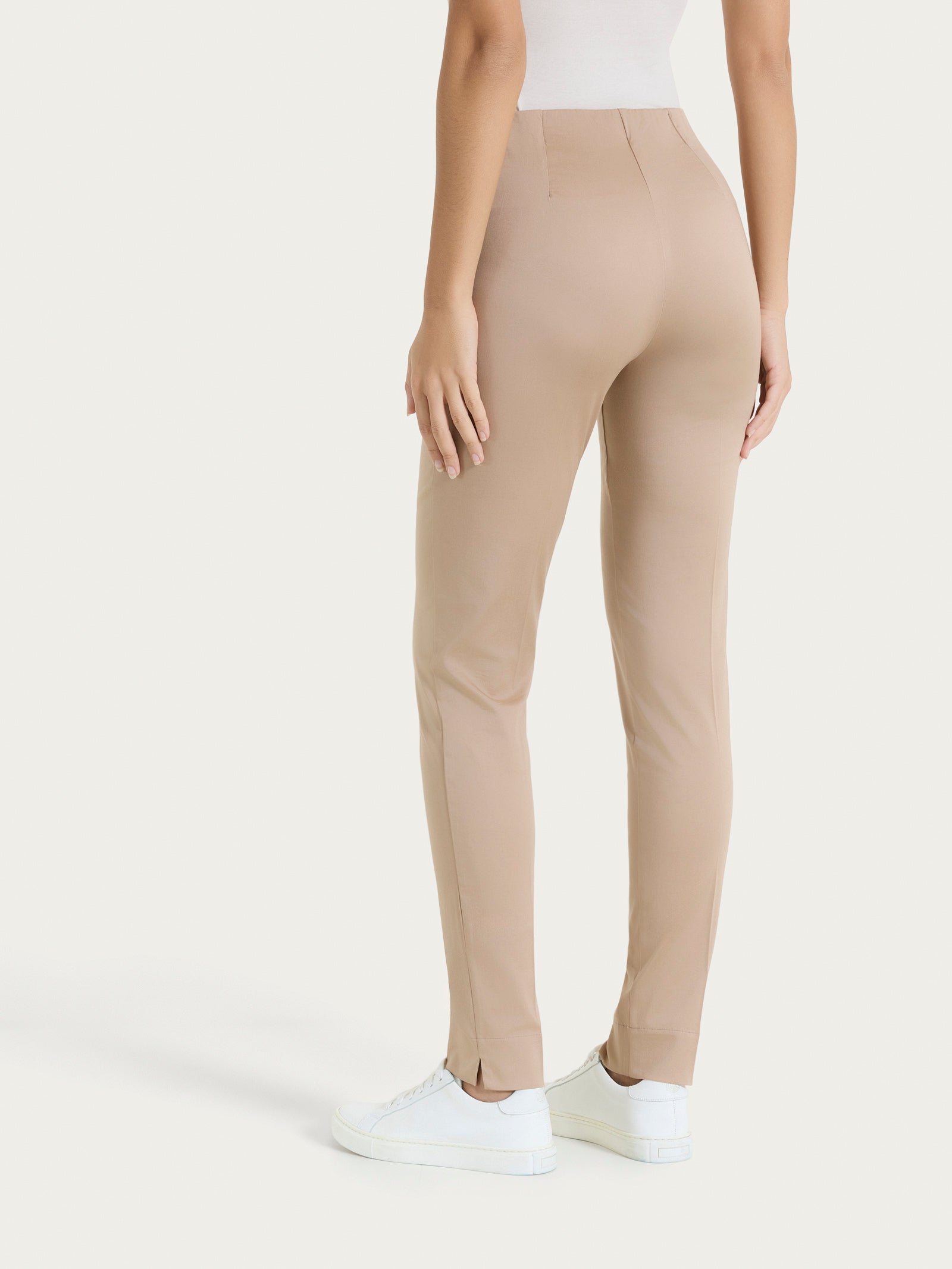 Ragno Gem Sigaretta Pantaloni Warm Taupe cotone fresco
