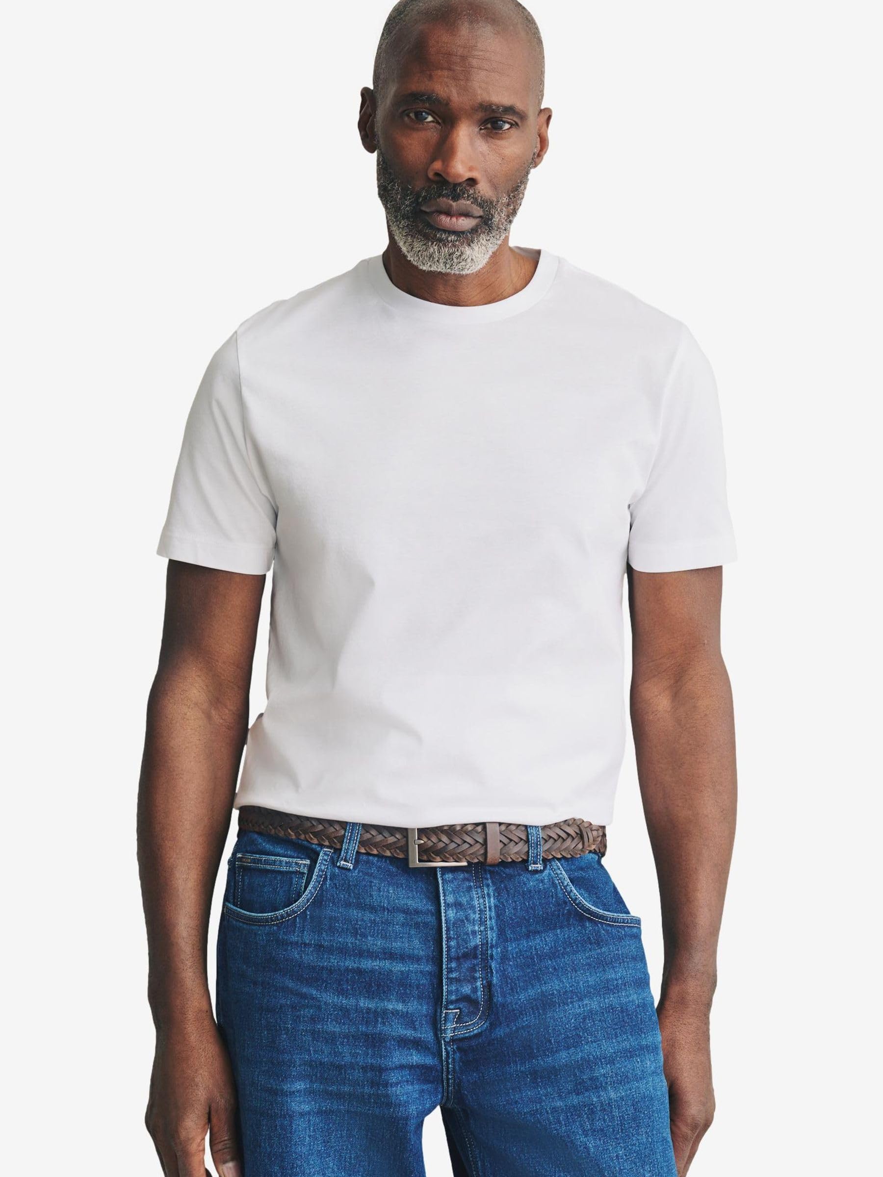 Next Signature t-shirt uomo girocollo cotone Supima