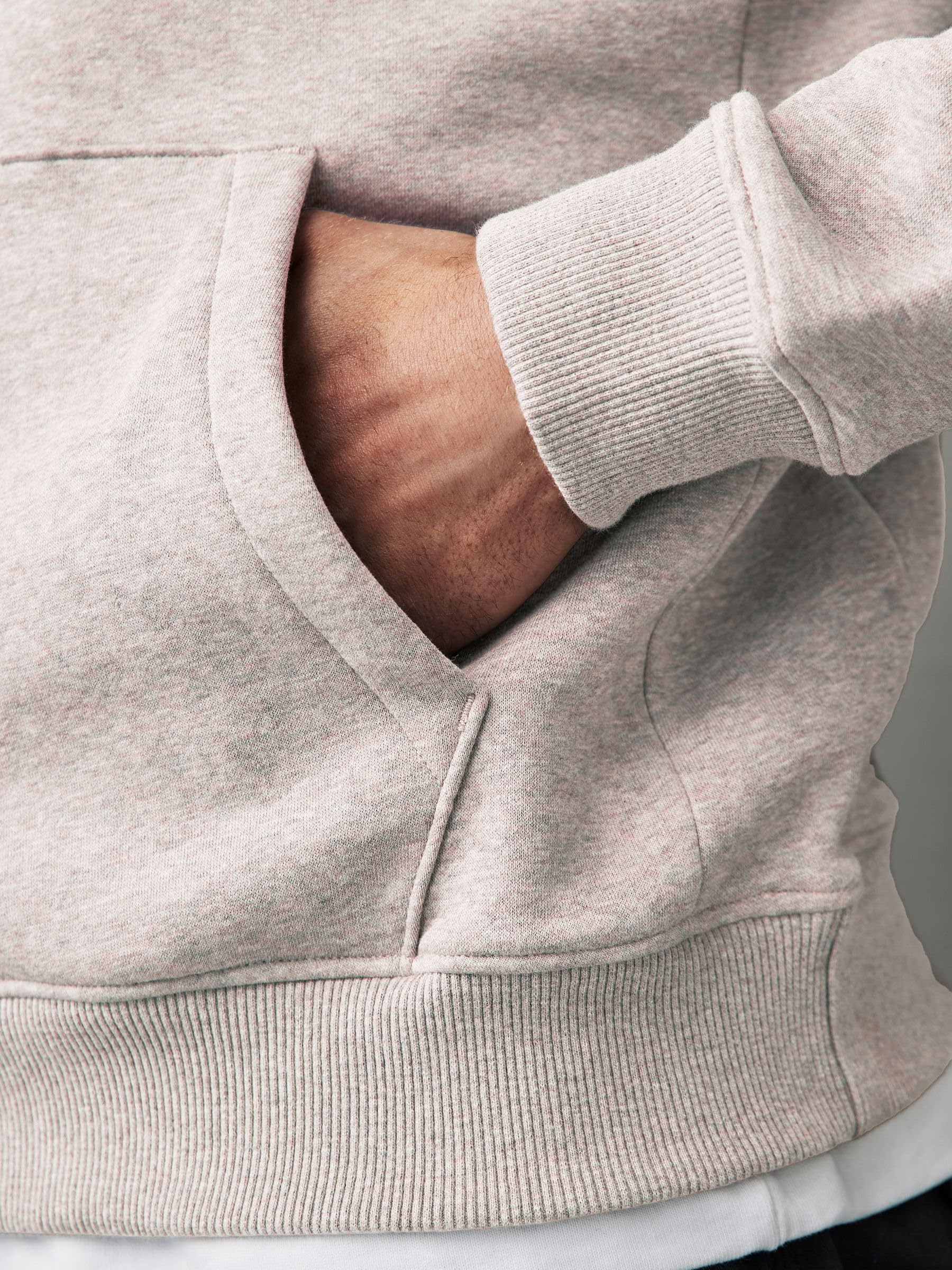 Next felpa cappuccio uomo cotone tasca 3XL