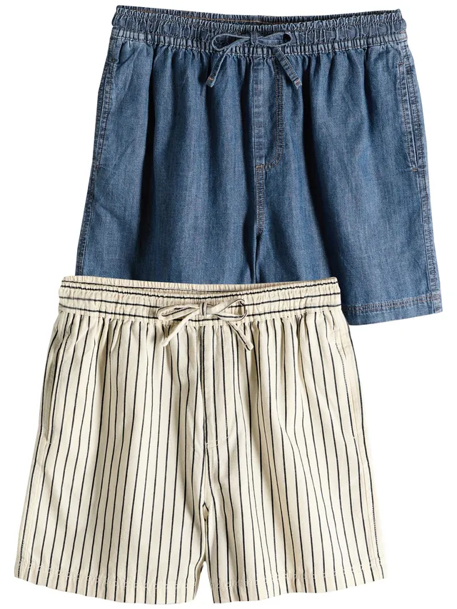Geo Next The Set Denim Shorts Elastico 2 Pezzi Donna