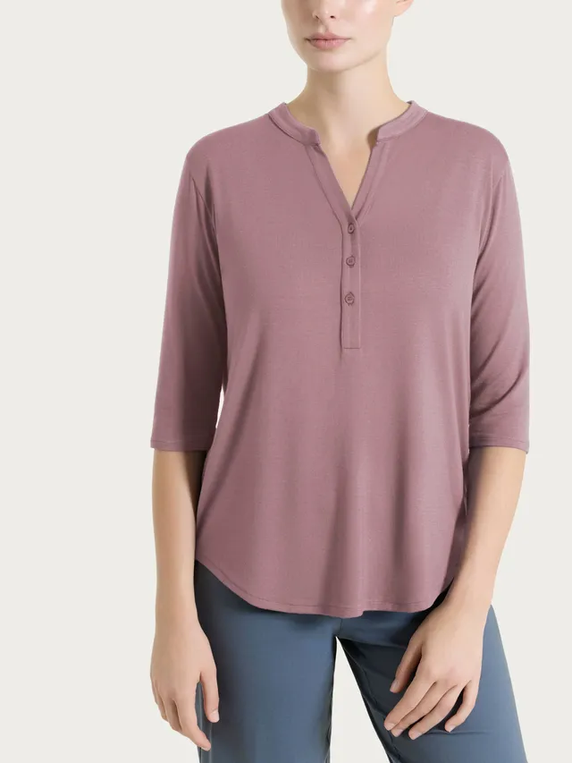 Ragno Viscosa Summer Maglietta 3/4 Twilight Mauve jersey