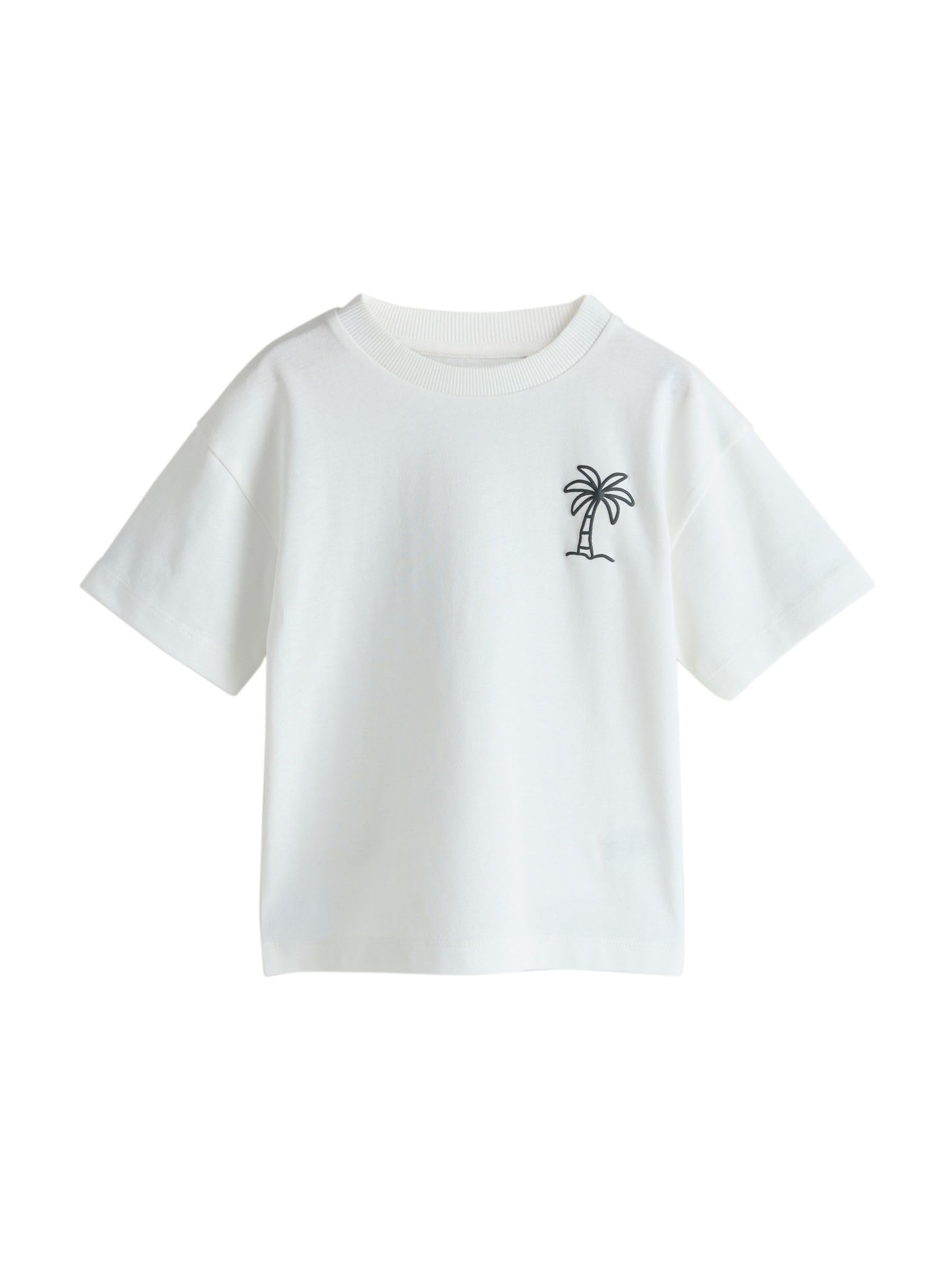 Next T-Shirt Grafiche Bambino Manica Corta 5 Pezzi Cotone