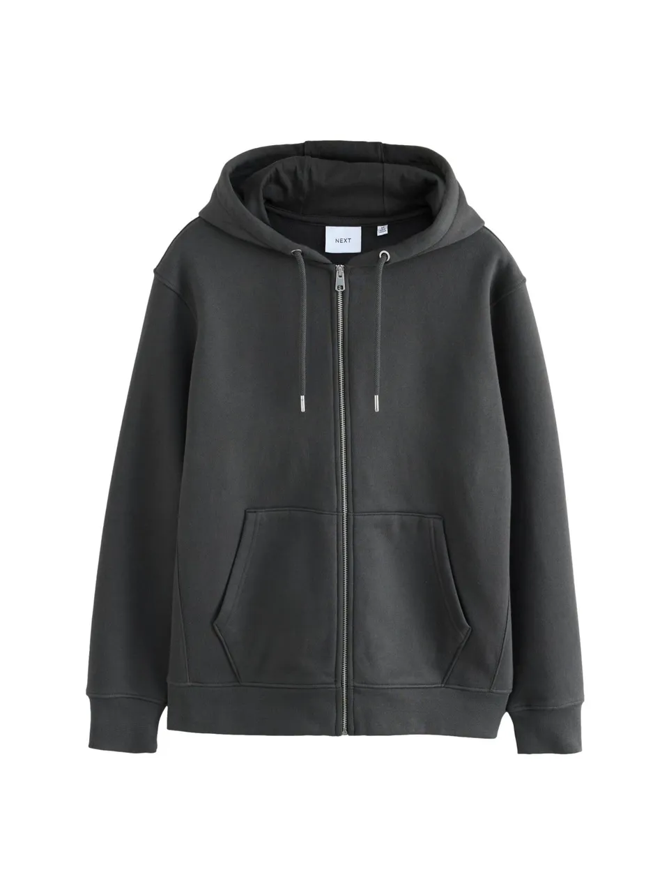 Geo Next felpa zip uomo cappuccio jersey cotone pesante