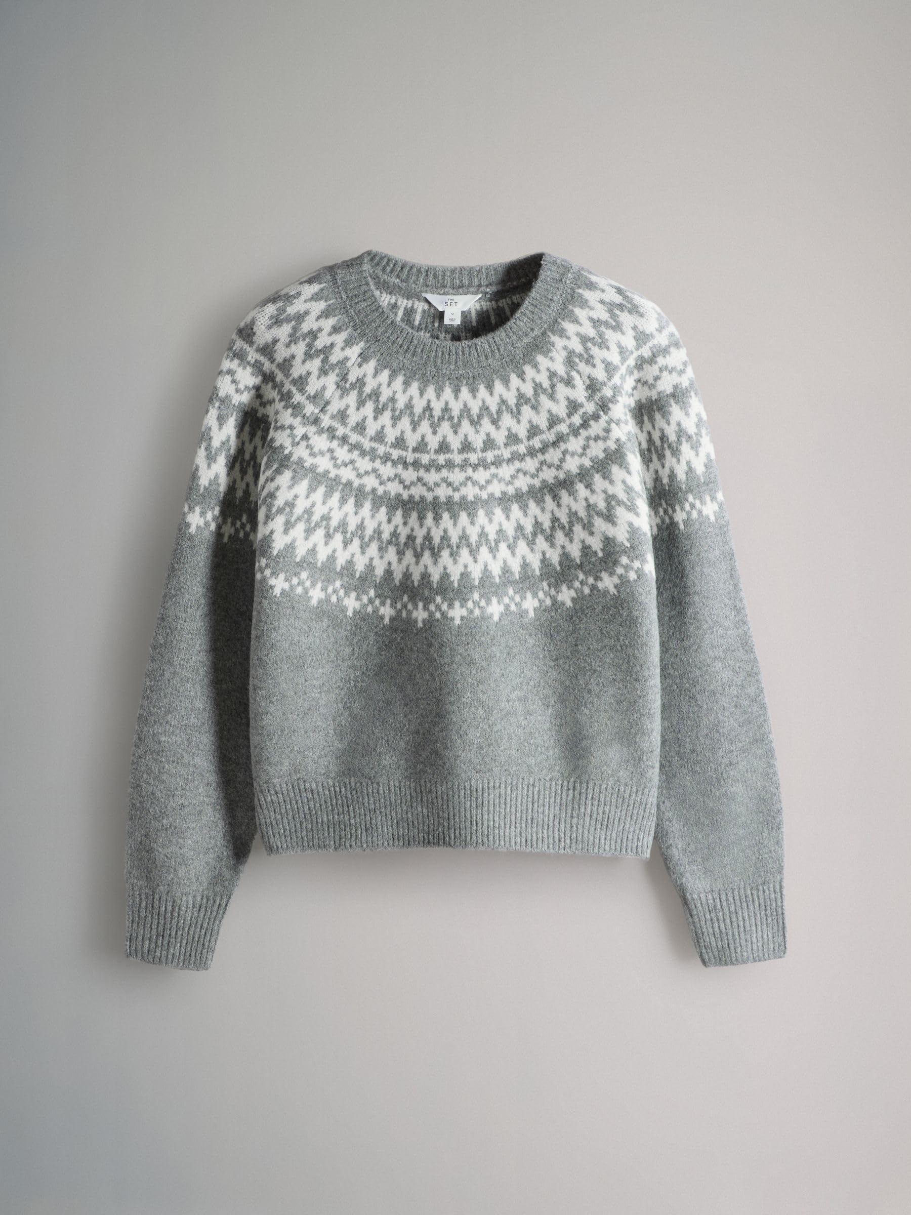 Next The Set completo maglione cardigan donna Fair Isle
