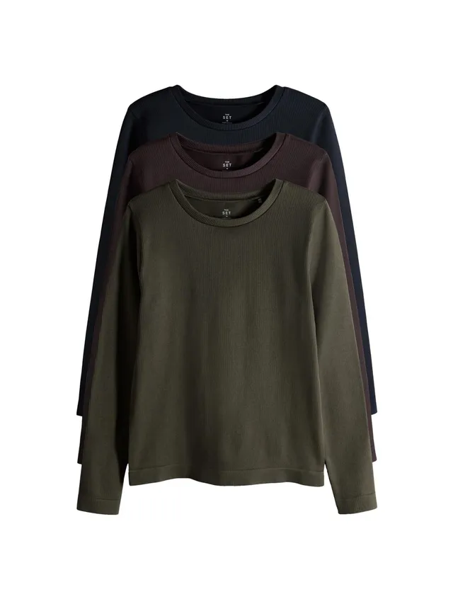 Geo Next The Set maglia sportiva coste manica lunga donna S da 3