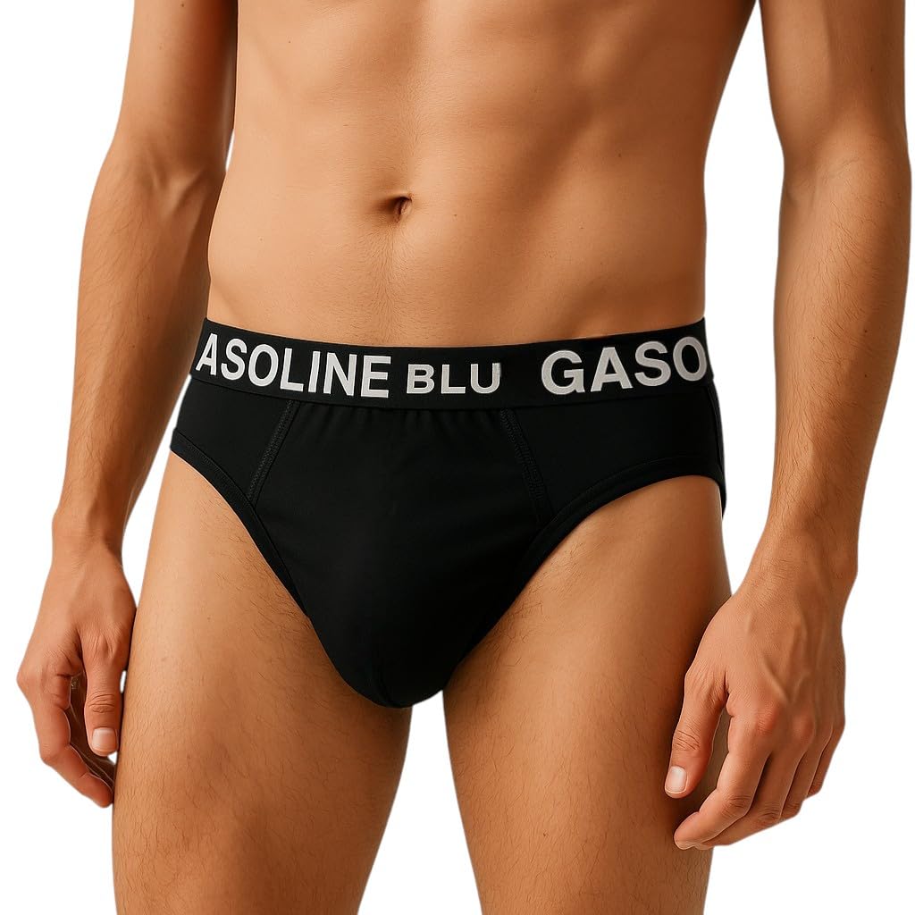 Gasoline Blu slip uomo cotone elasticizzato 6 pezzi taglia L