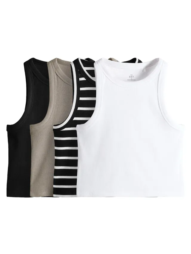 The Set canotte corte a coste 4 pezzi dorso vogatore
