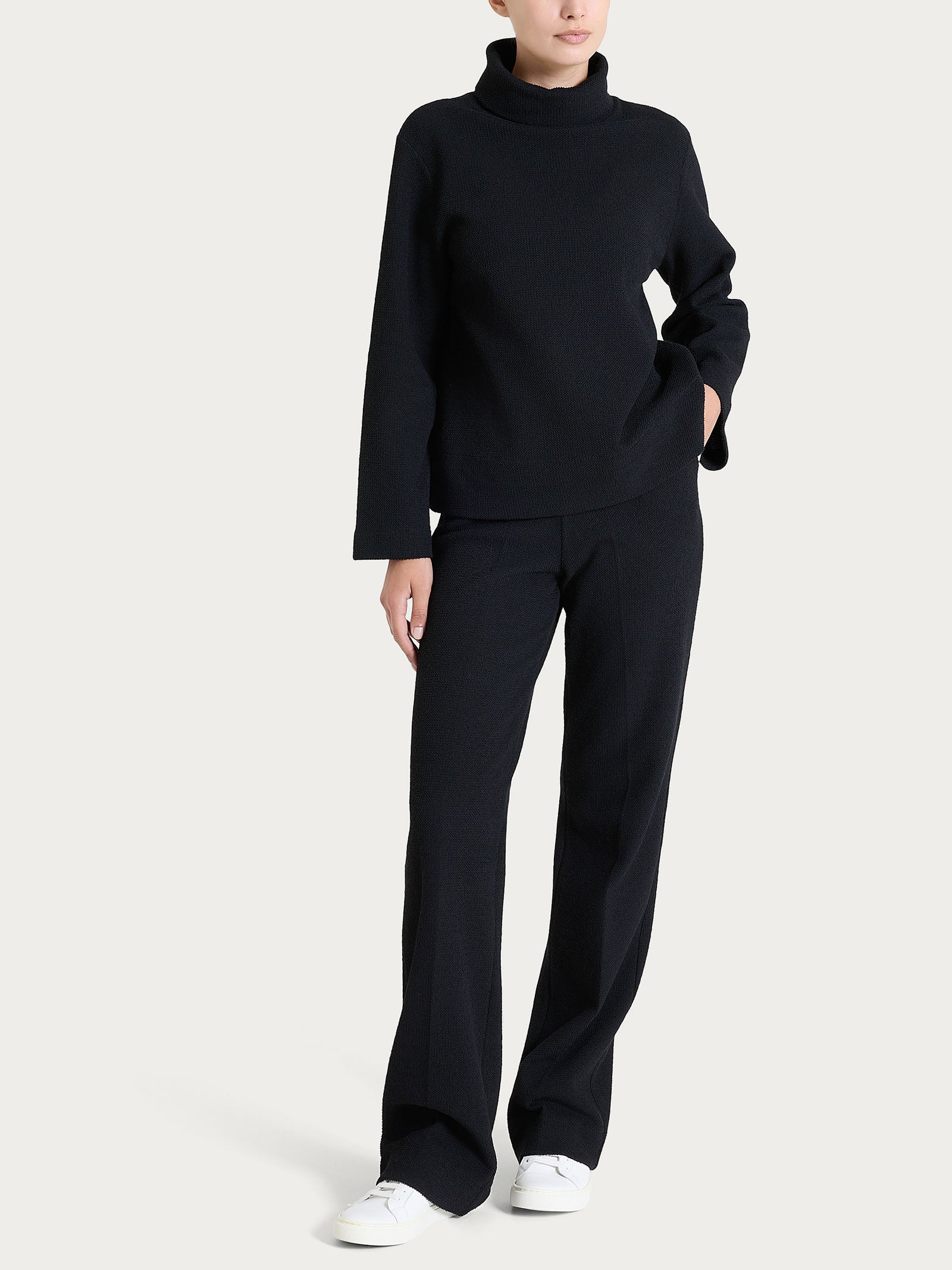 Ragno Japanese Fleece felpa ciambella nera