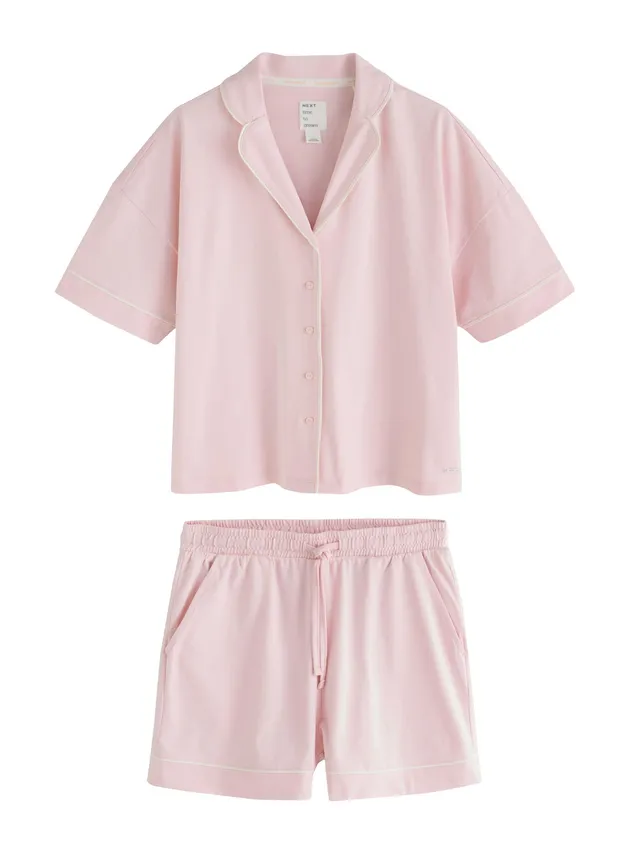 NEXT pigiama abbottonato con shorts jersey taglia 42