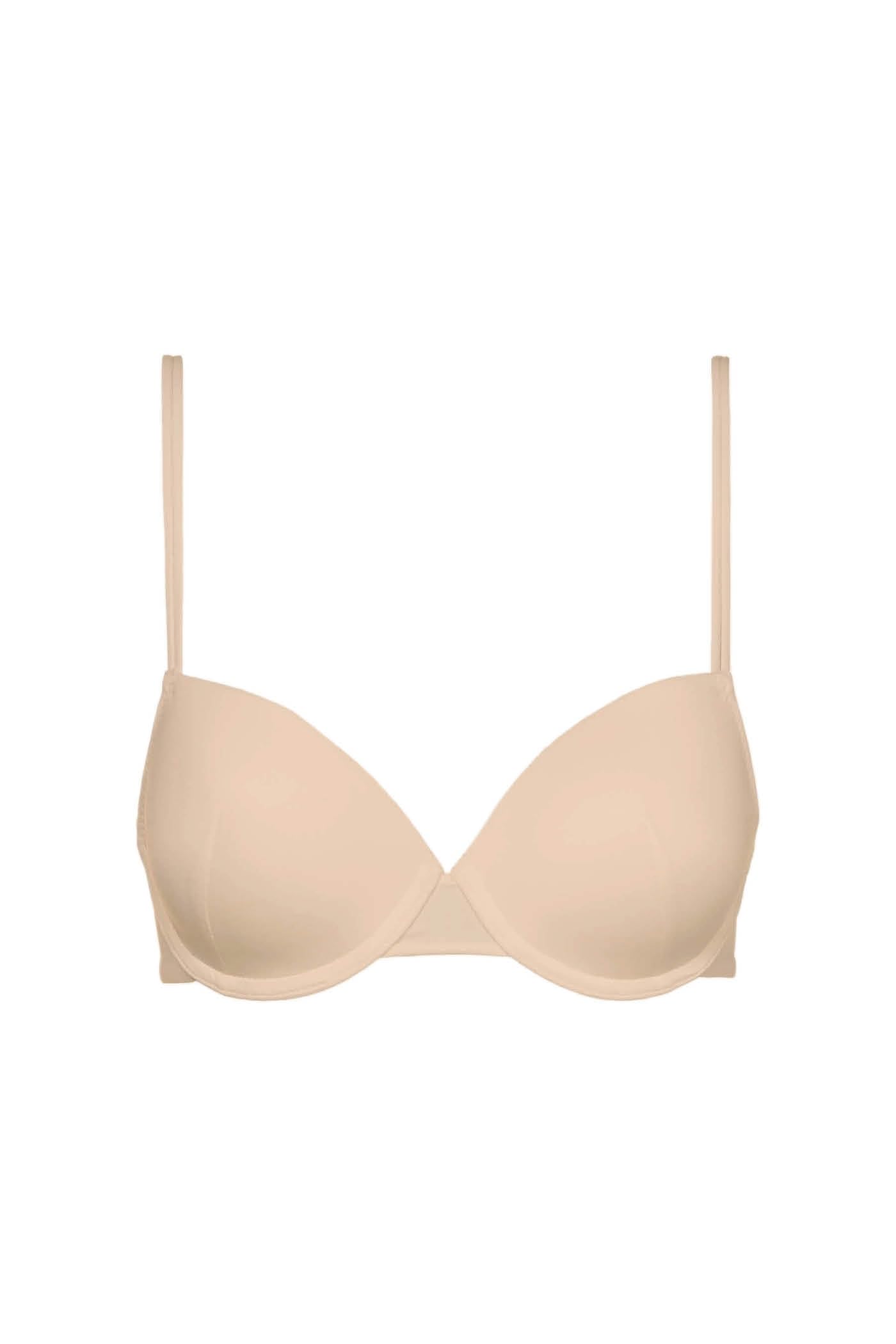 Goldenpoint Reggiseno Push Up con Ferretto Microfibra Nude