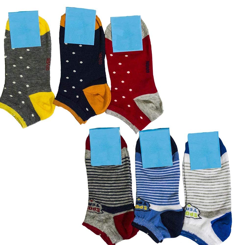 Enrico Coveri fantasmino leggero 6 paia cotone 34-39 mix