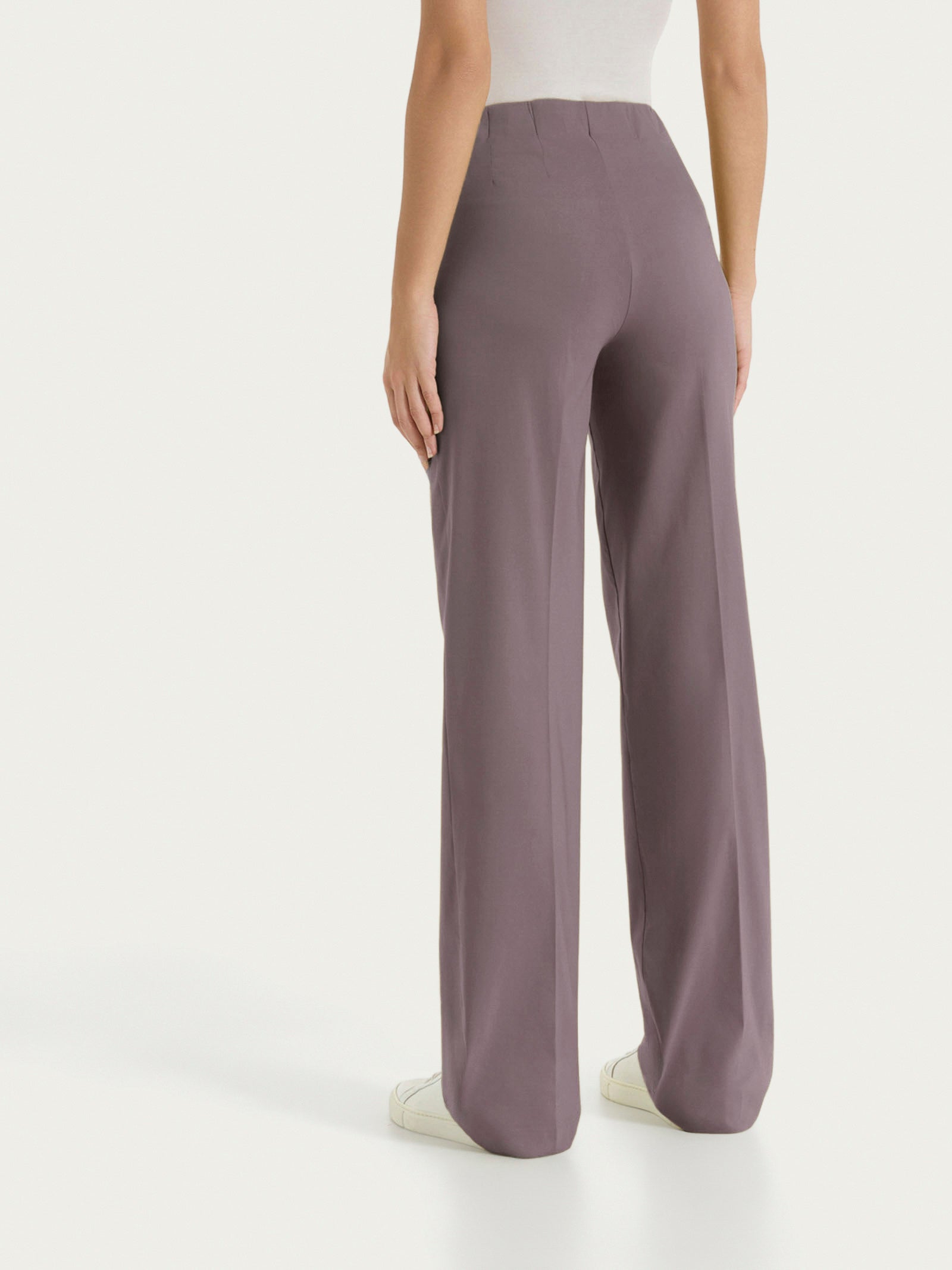 Ragno Super Fresh pantalone ampio plum truffle cotone