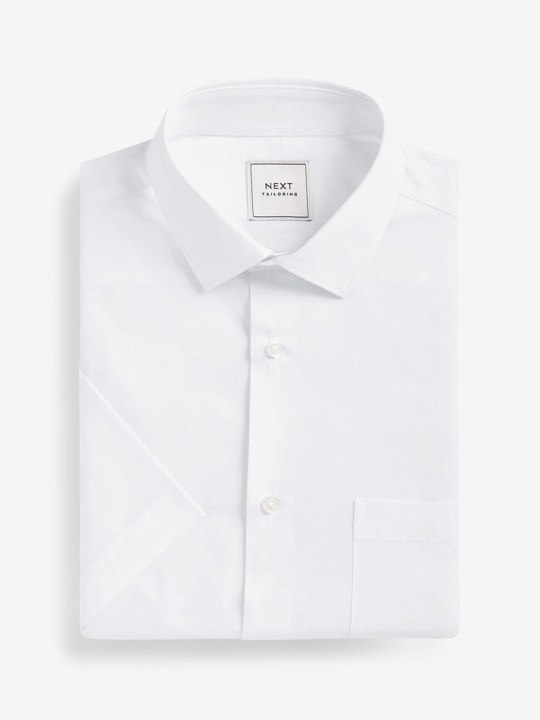 Next Camicia Elegante Uomo Slim Maniche Corte