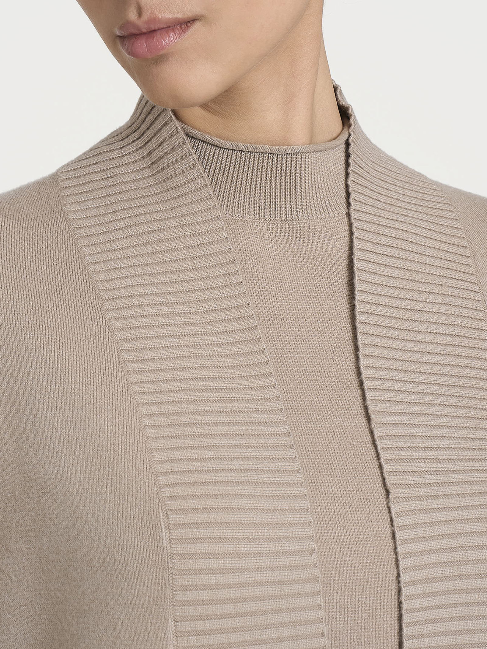 Ragno Super Soft Cardigan Donna Cammello Aperto Boxy
