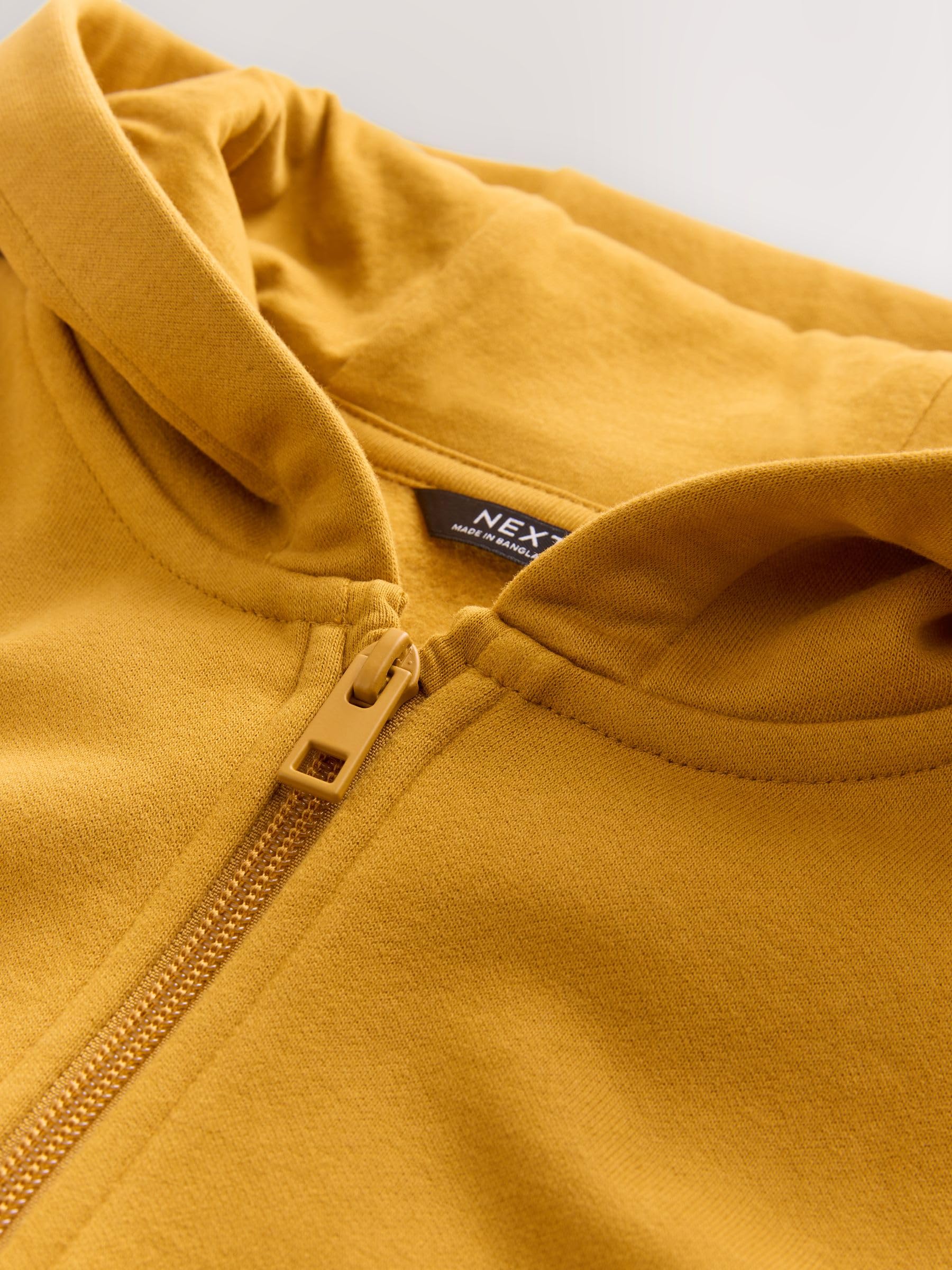 Next Felpa Zip Cappuccio Ragazzo Tinta Unita Comoda