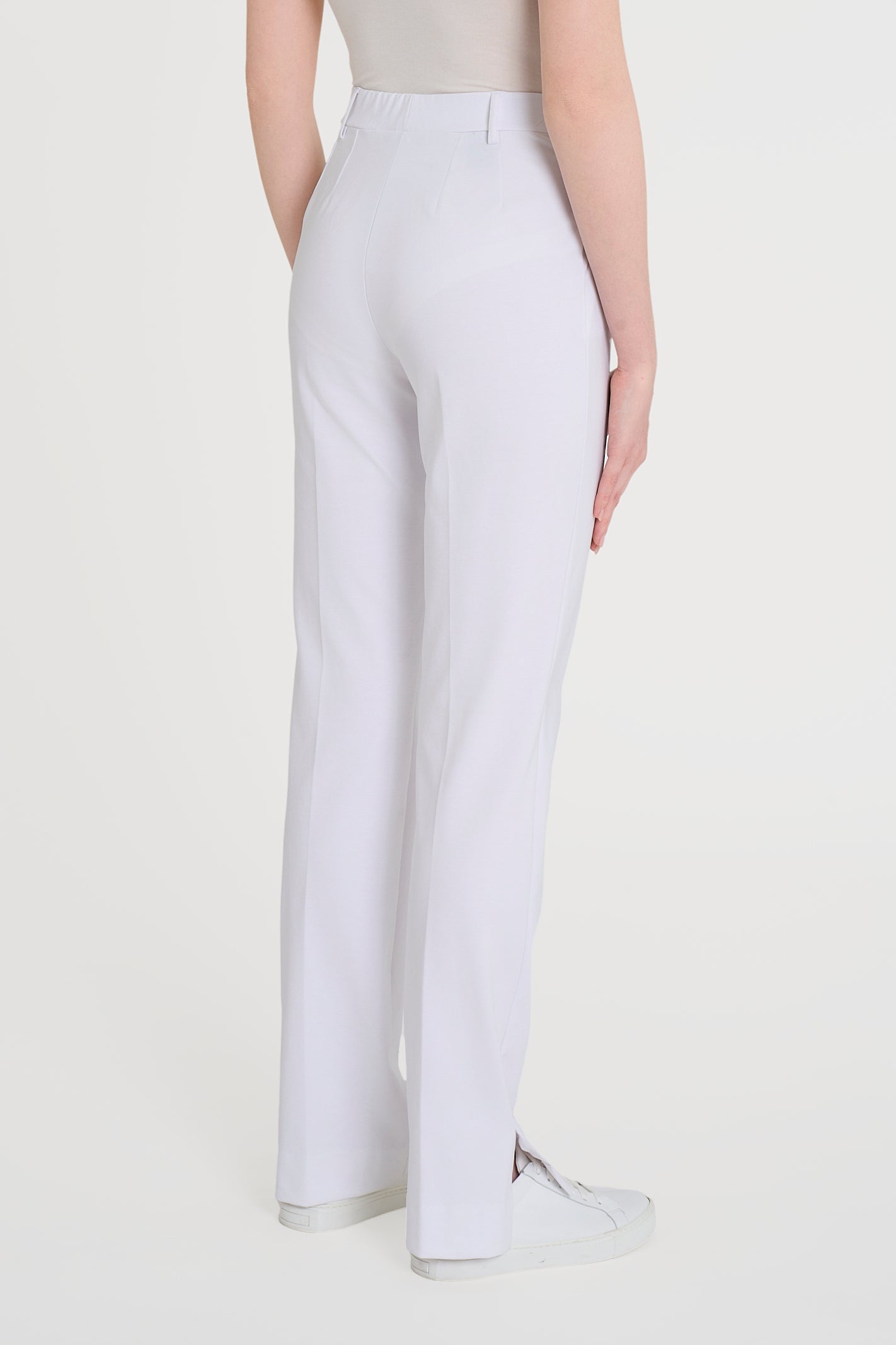 Ragno Compact Light The Straight Leg Pantalone Bianco