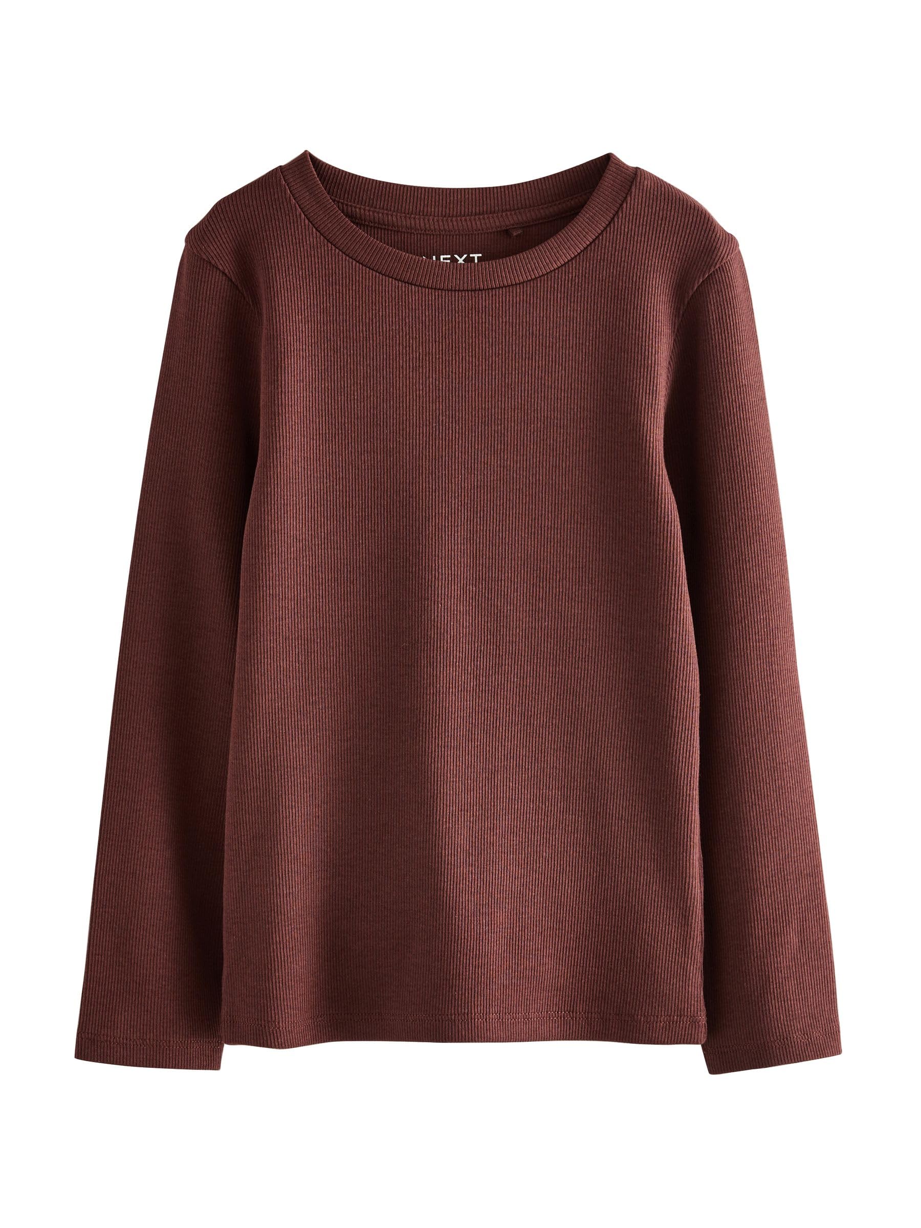 Next T-Shirt Maniche Lunghe Coste Bambina 9 Anni 4 Pezzi